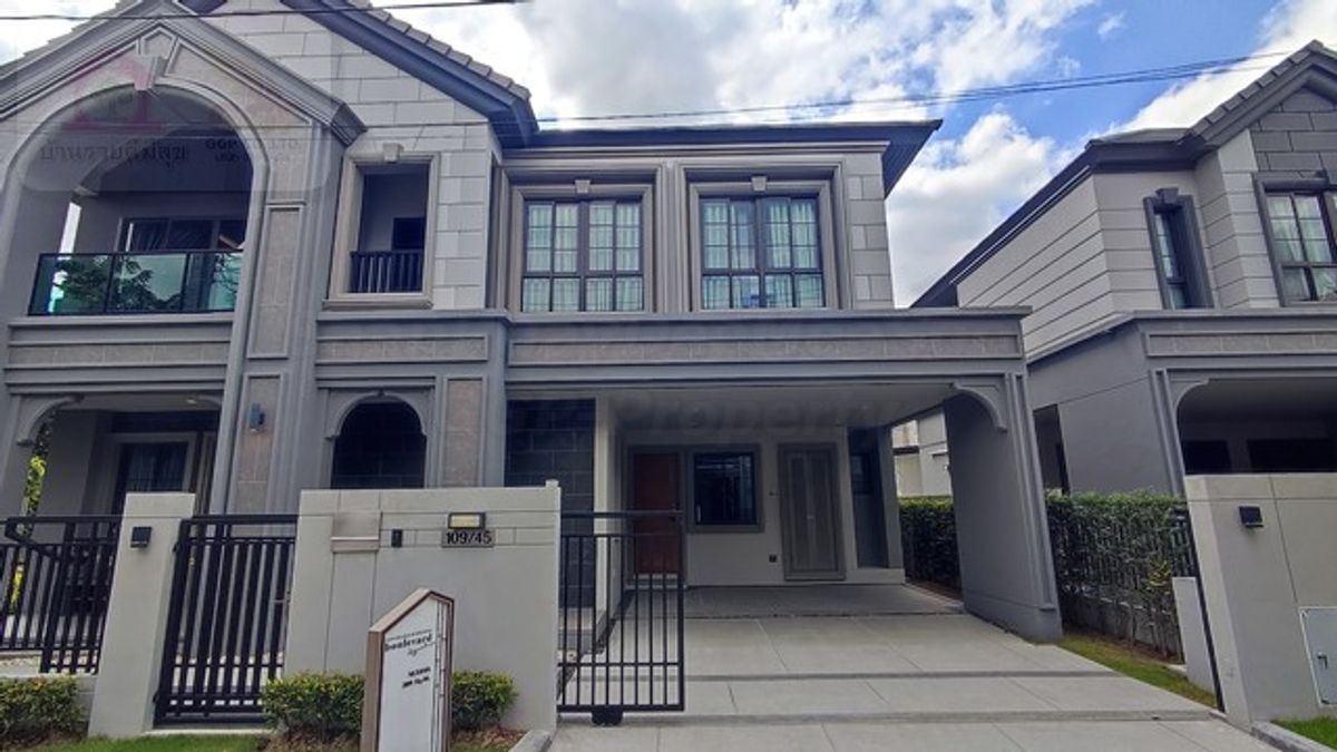 ขายบ้านนนทบุรี บางใหญ่ บางบัวทอง : Luxury House For Sale 2 ชั้น Bangkok Boulevard Signature Prachachuen ปากเกร็ด นนทบุรี
