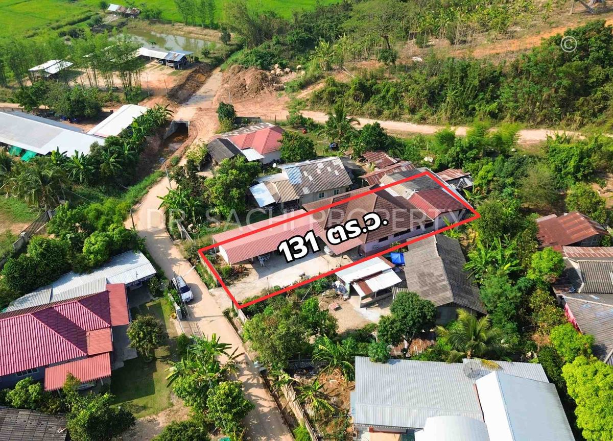 For SaleHouseChiang Rai : House for sale with land 131 sq wah. Mae Chan District, Chiang Rai Province