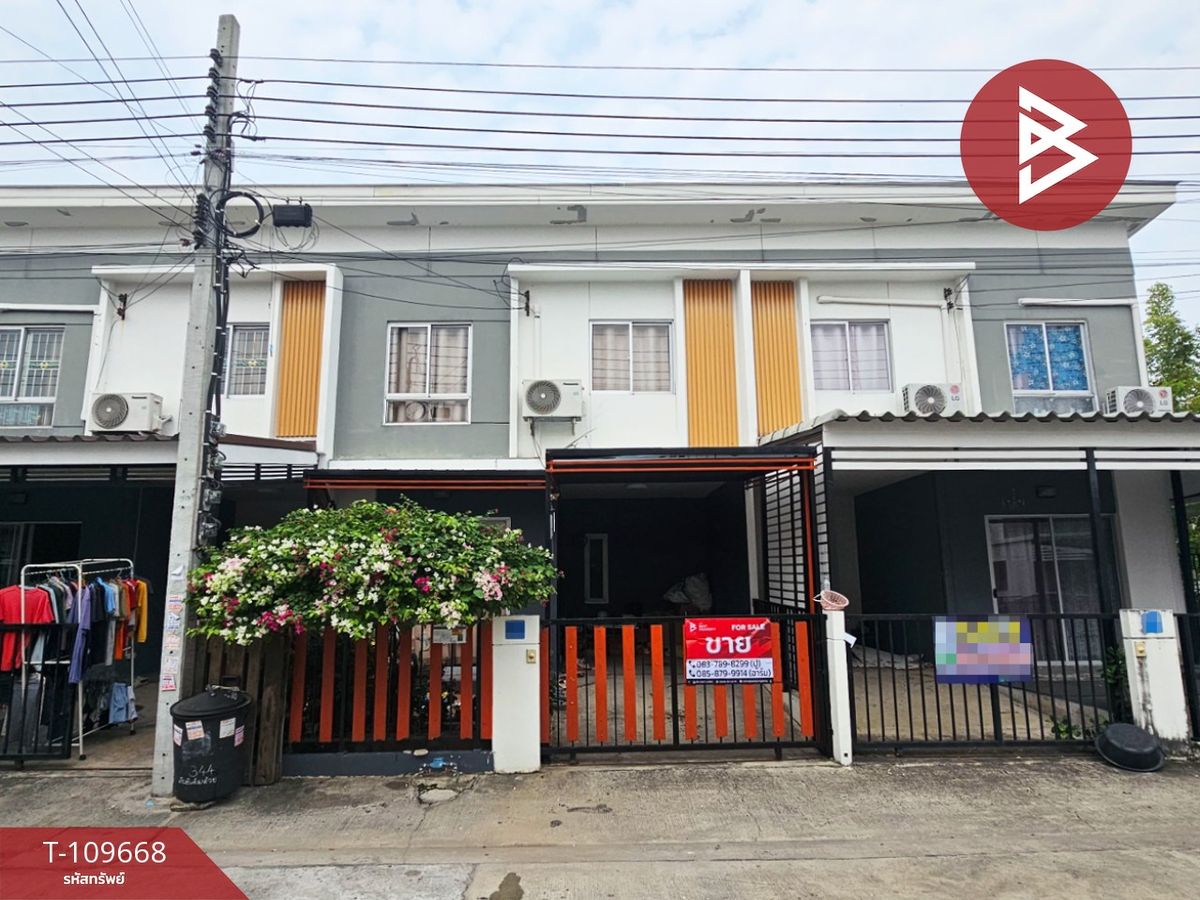 ขายทาวน์โฮมสมุทรปราการ สำโรง : ขายทาวน์เฮ้าส์ หมู่บ้านพฤกษา 74/3 ศรีนครินทร์-เทพารักษ์ สมุทรปราการ