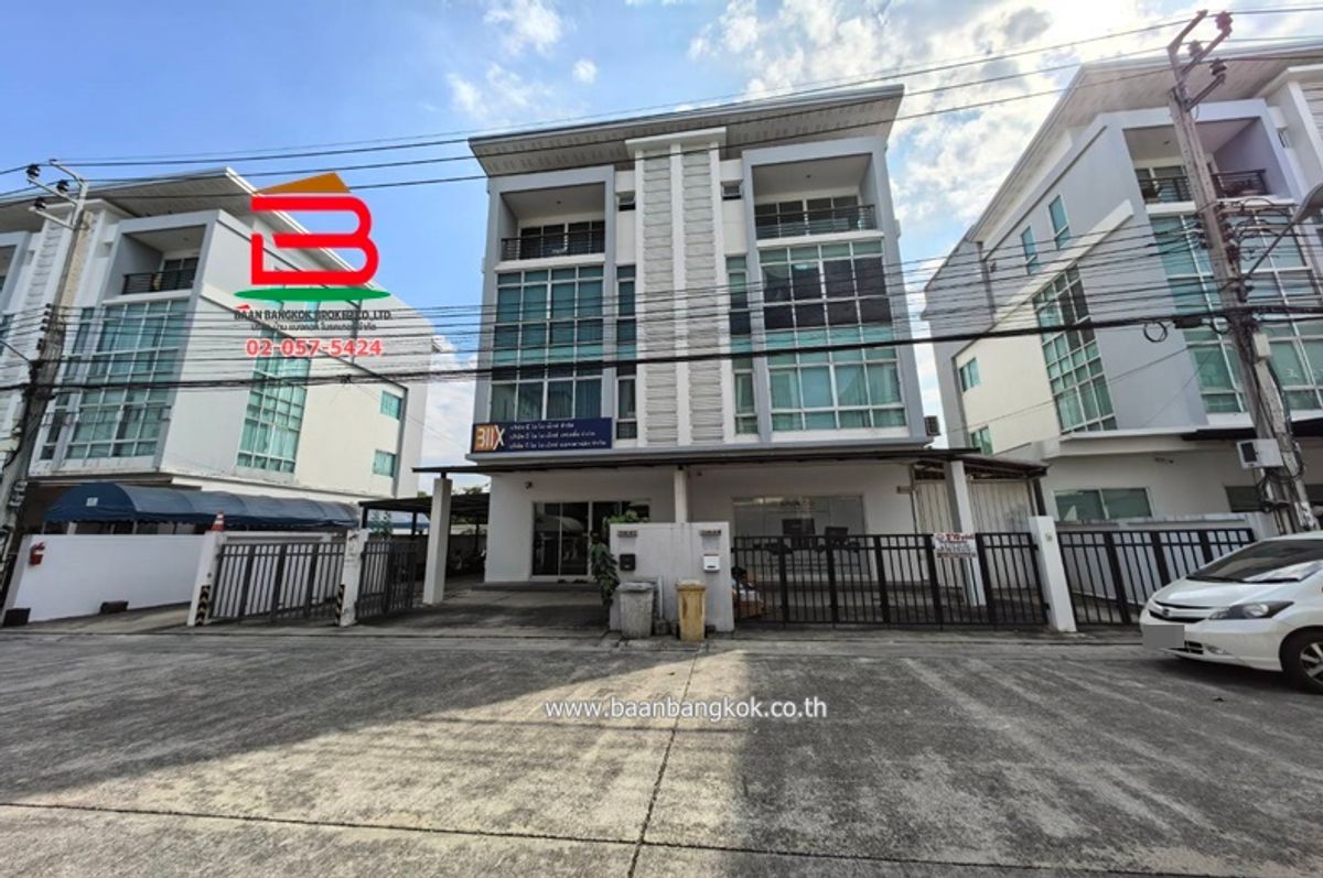 For RentHome OfficeKaset Nawamin,Ladplakao : Rental home office, Bizarm Project Nuanchan-Kaset Nawamin, area 52.2 sq.w. is between Soi Nuanchan 24-26, Nuanchan Road, Nuanchan Subdistrict, Bueng Kum District
