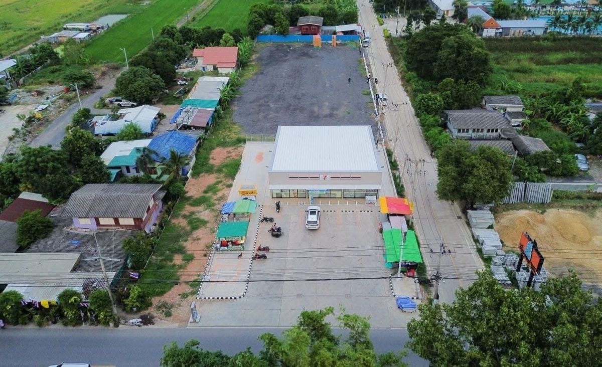 For SaleLandPathum Thani,Rangsit, Thammasat : Land for sale with tenants (Seven+Thai species)