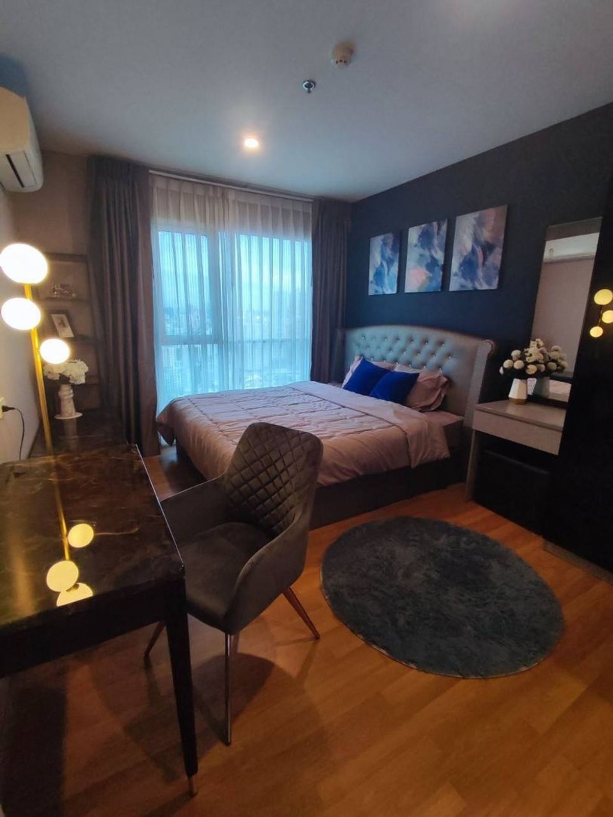 For RentCondoRama3 (Riverside),Satupadit : Lumpini Place, Ratchada-Sathu 3 Bedroom, 28th Floor
