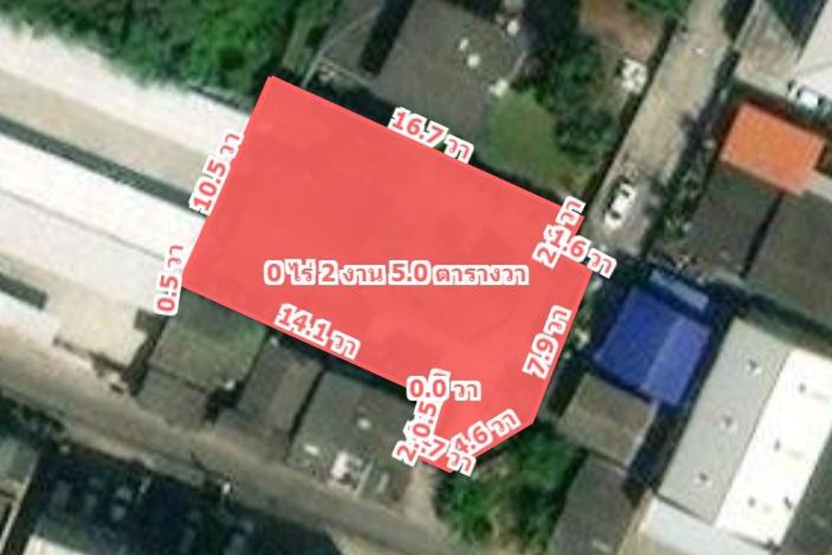 For SaleLandSamut Prakan,Samrong : Land for sale+Ban Thepharak Soi 8, size 2, 5 sq.w.