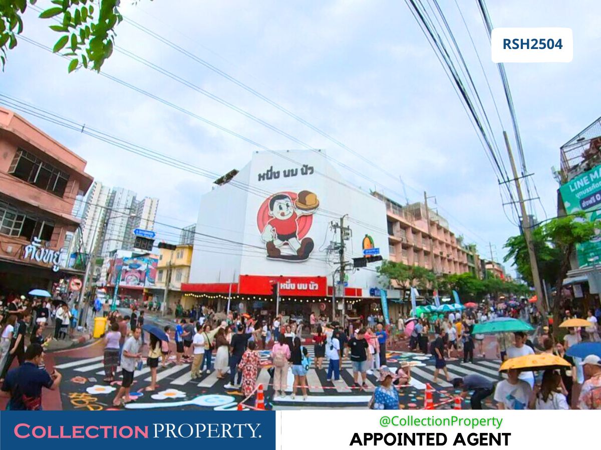 For RentShop HouseSiam Paragon ,Chulalongkorn,Samyan : Special Commercial Building for Rent 🔥 located on Banthat Thong Main Road, a hot tourist spot with popular restaurants, cafes, and the trendiest shopping areas! 🏙️