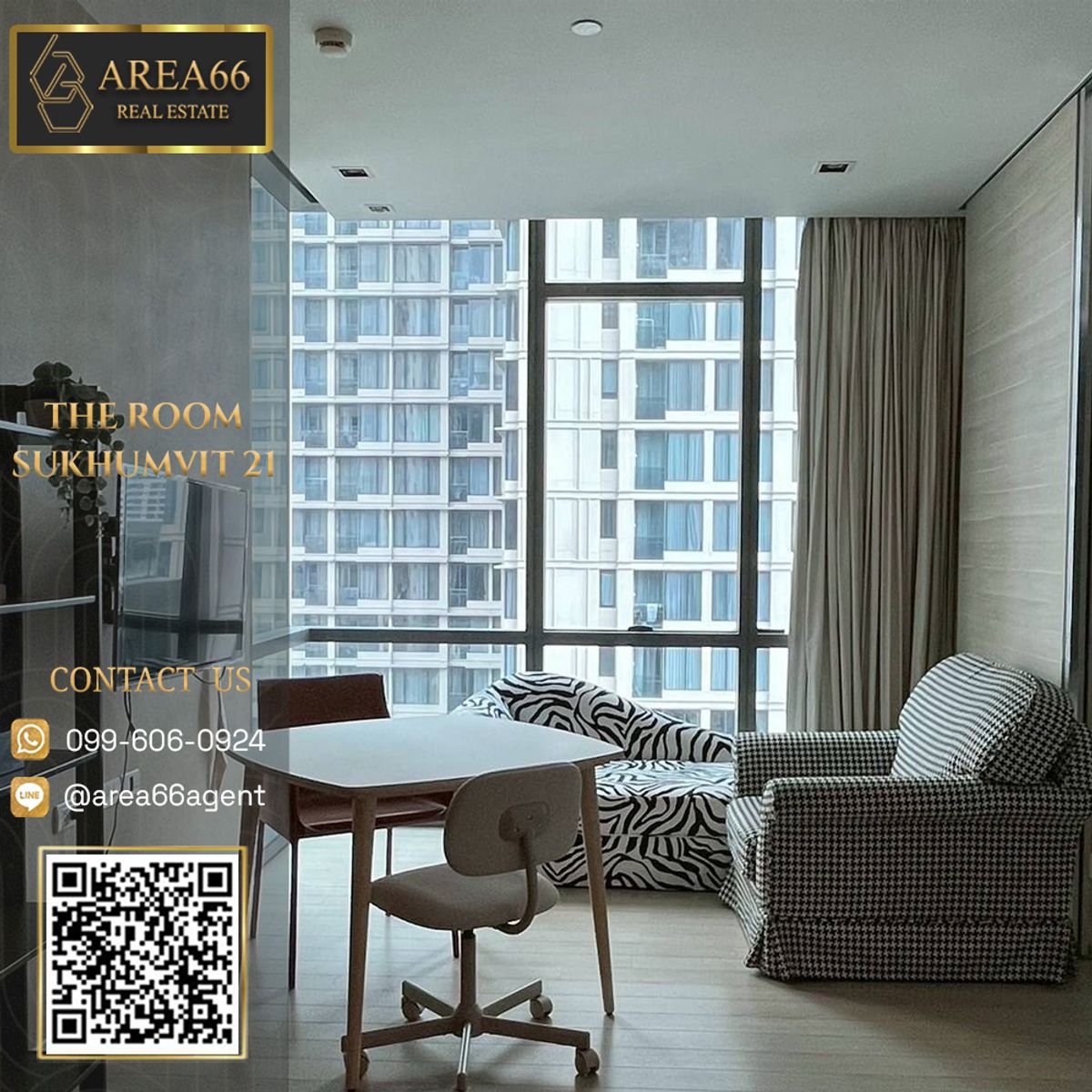 ให้เช่าคอนโดสุขุมวิท อโศก ทองหล่อ : 🔥ให้เช่าคอนโด The Room Sukhumvit 21
