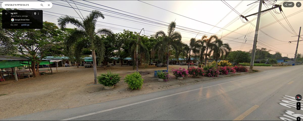 For SaleLandNakhon Pathom : [💥 Welcome to the broker] Land for sale with 20 rooms for rent, over 4 rai, good location on 2 sides, near the factory and the new expressway, Bang Yai-Nakhon Pathom-Kan.