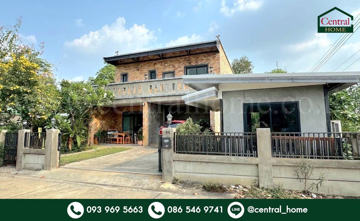 ขายบ้านปทุมธานี รังสิต ธรรมศาสตร์ : บ้านเดี่ยว โครงการ สนามกอล์ฟ นอร์ธเทิร์น รังสิต - วังน้อย หลังมุม 