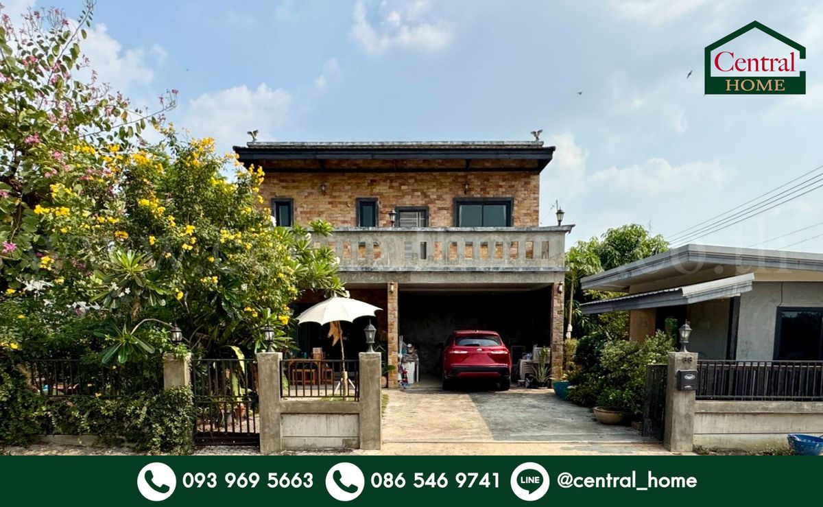 ขายบ้านปทุมธานี รังสิต ธรรมศาสตร์ : บ้านเดี่ยว โครงการ สนามกอล์ฟ นอร์ธเทิร์น รังสิต - วังน้อย หลังมุม 