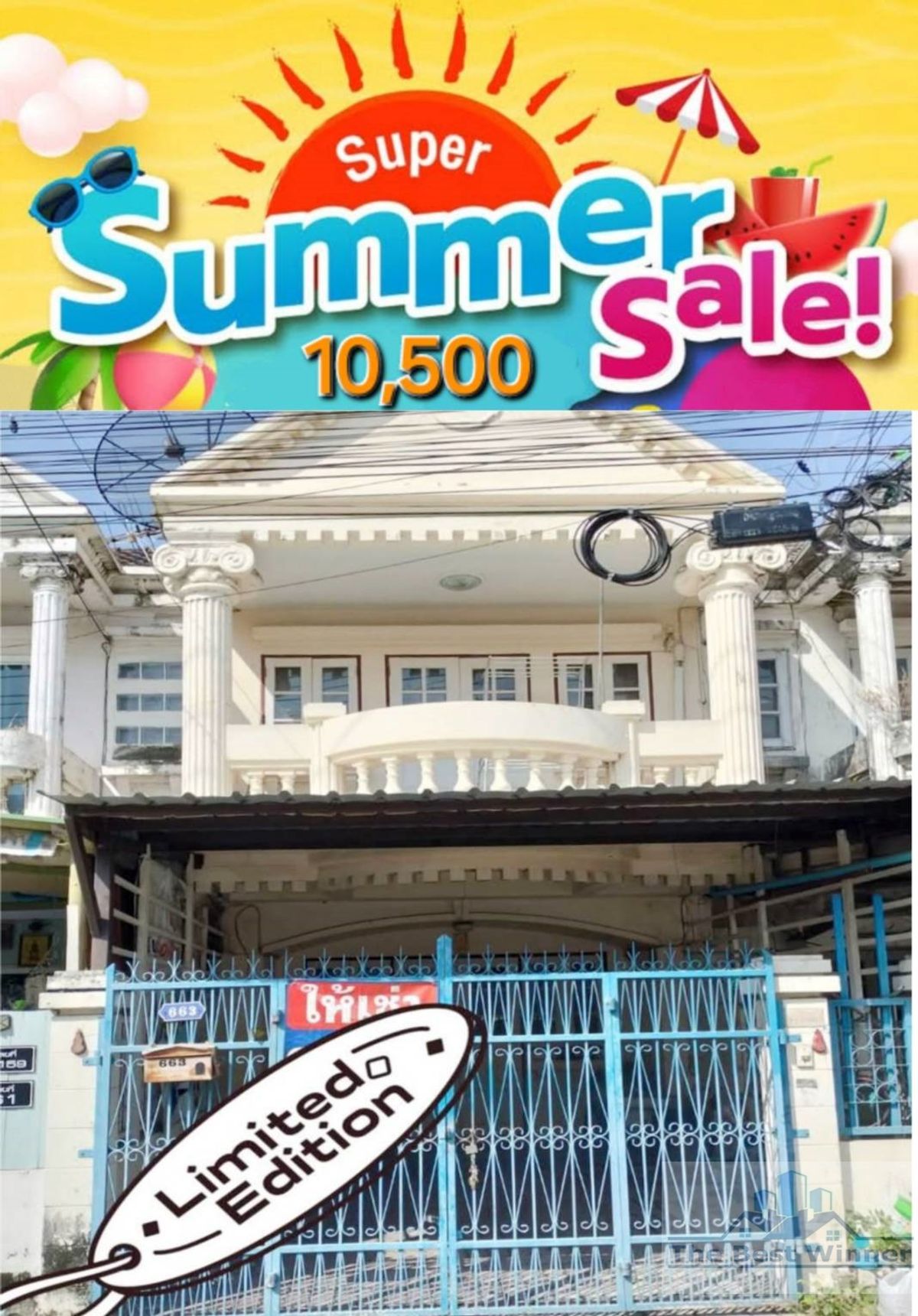 For RentTownhomeBangna, Bearing, Lasalle : 🚩🍀⭐ For rent at Ever Green Ville, the best location on Bang Na-Trat Road, Soi Bangna Trat 56 (behind the Nation Building), great value ✅