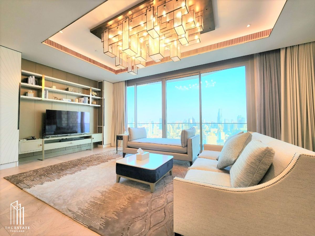 ให้เช่าคอนโดวงเวียนใหญ่ เจริญนคร : Condo for RENT *The Residences At Mandarin Oriental Bangkok โครงการระดับ World Class ติด Iconsiam @350,000 Baht