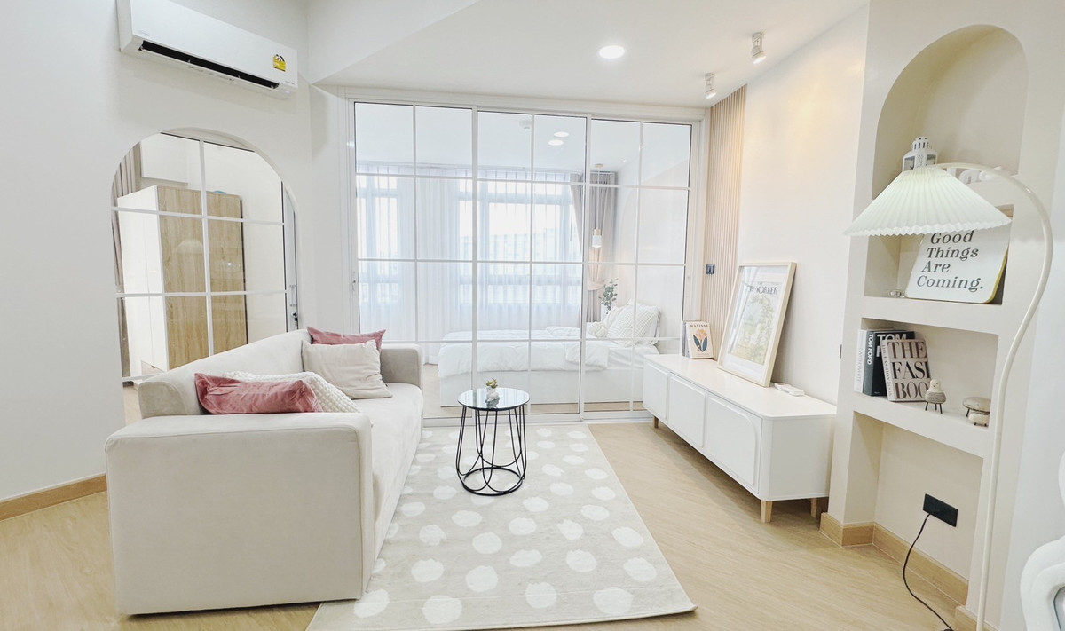 ขายคอนโดรามคำแหง หัวหมาก : K-6161 ขาย ! คอนโด ฝักข้าวโพด ตกแต่งใหม่ พร้อมอยู่ 