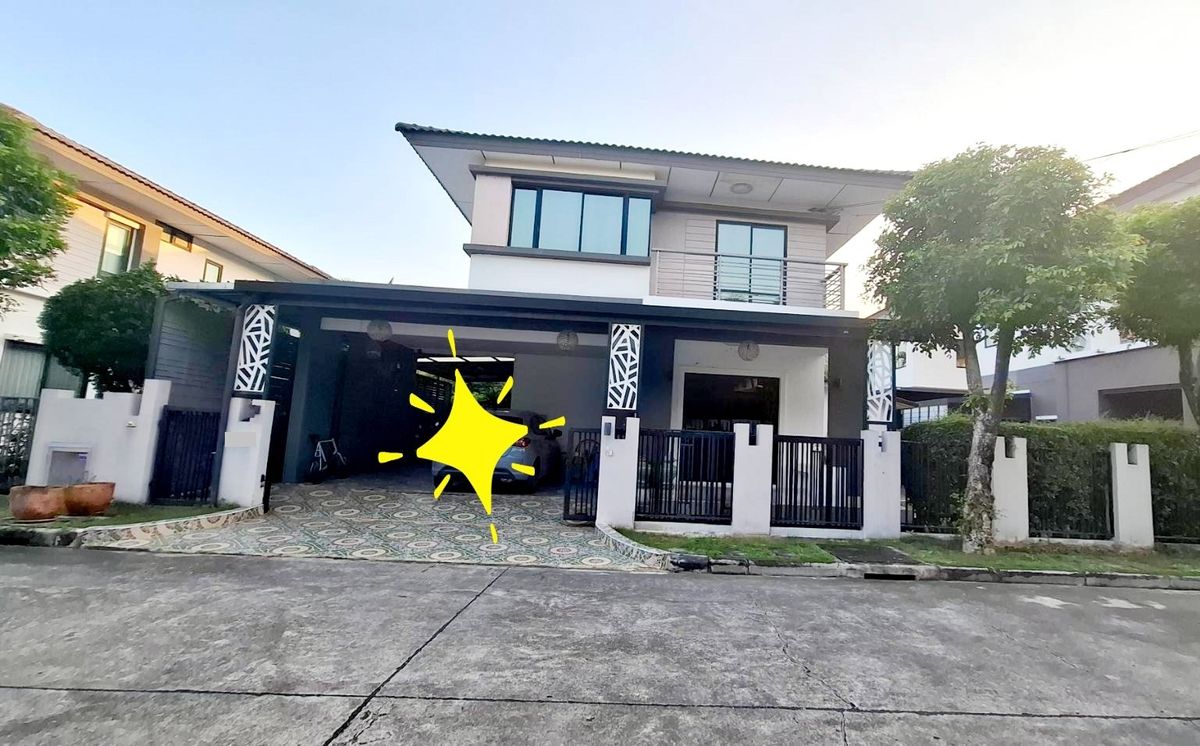 For SaleHouseSamut Prakan,Samrong : 52.7 Sq. 3 bedrooms, 2 water, 2 -story house, Eotal Java Bay, Bangna, Suvarnabhumi, Kingkaew 19