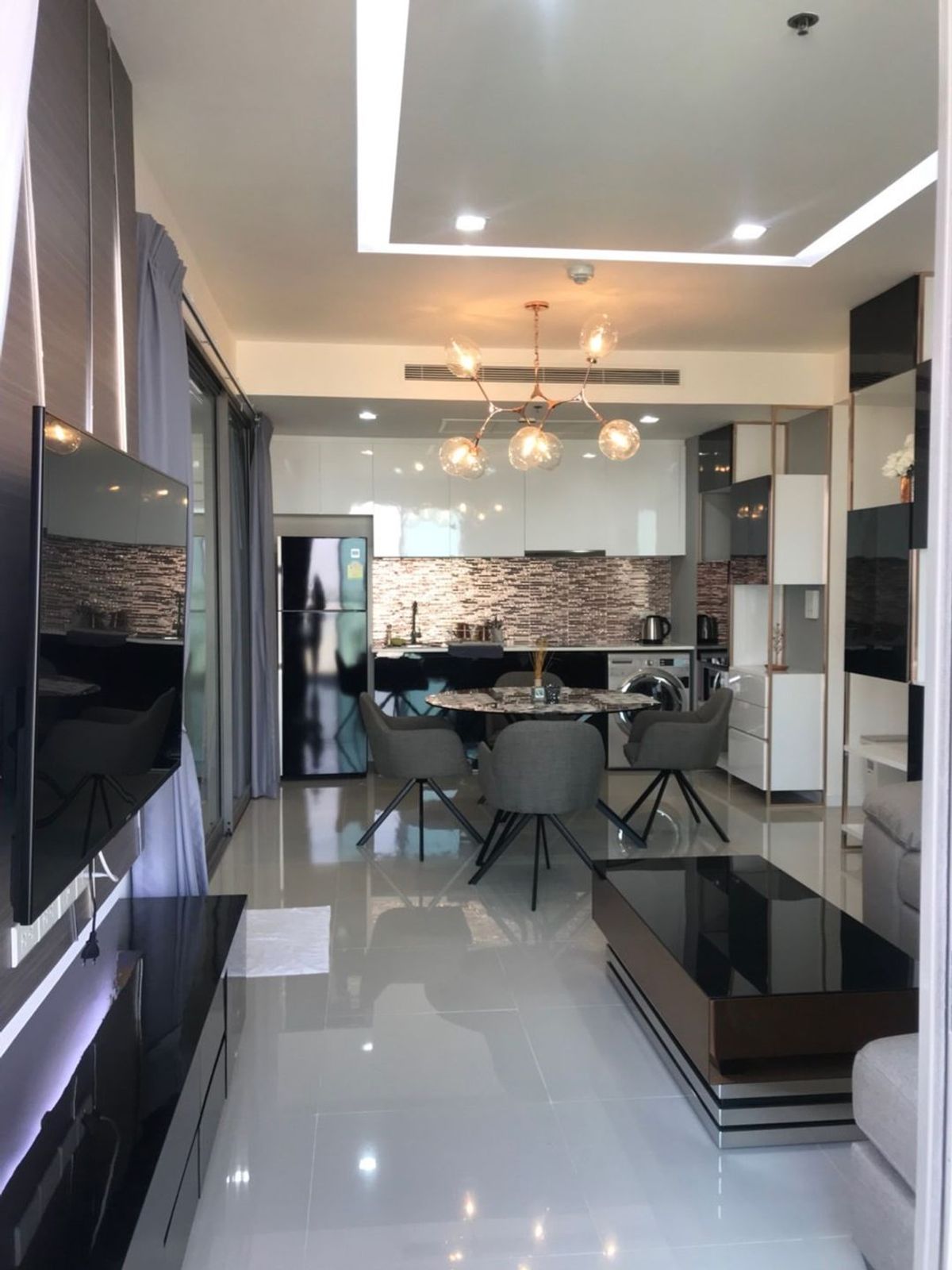 For RentCondoRama3 (Riverside),Satupadit : ✅ Free ready to move in. 🔥 Rental Star View Rama 3 River View (2 Bedrooms, 2 Bedrooms, 77 sqm.) Rental price 38,000/Month. Contact aey Tel./line: 093-939-7861