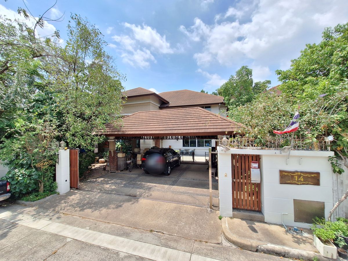 ขายบ้านมีนบุรี-ร่มเกล้า : บ้านเดี่ยว หลังมุม หมู่บ้าน พฤษชาติ รามคำแหง118 แยก46 ถนนกว้าง เดินทางสะดวก 