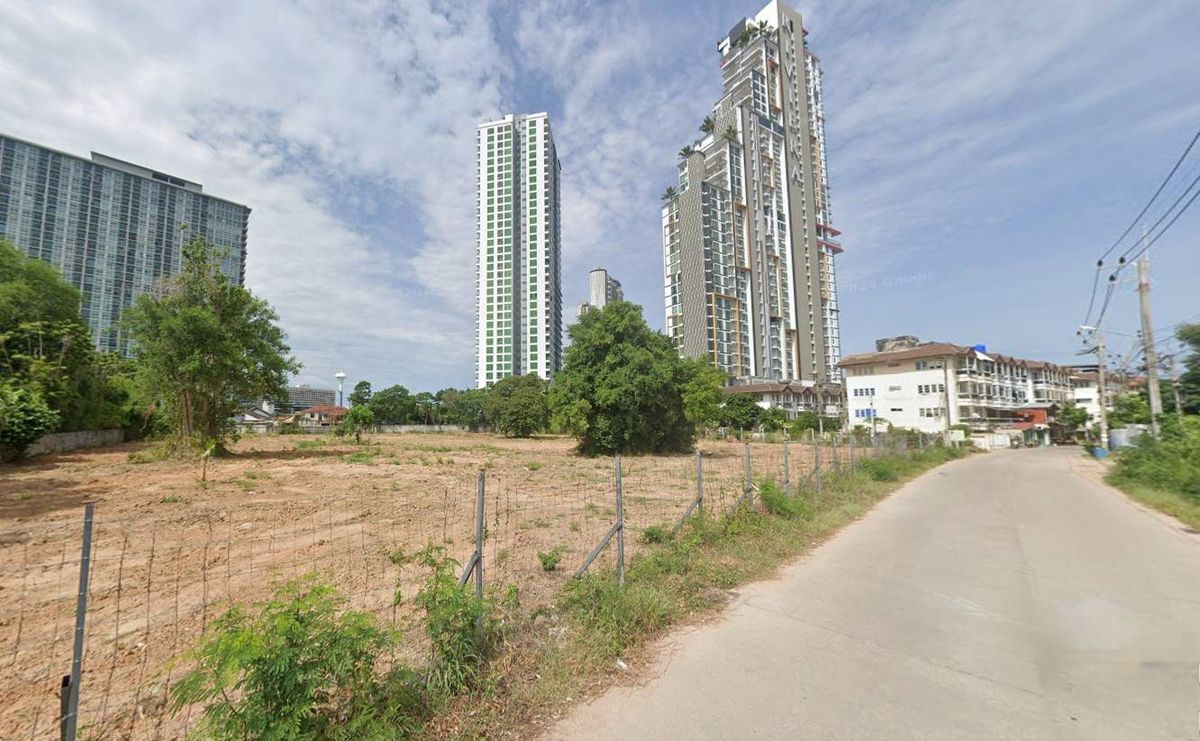 ขายที่ดินพัทยา บางแสน ชลบุรี สัตหีบ : ขาย ที่ดินเปล่า ขนาด 5-0-55 ไร่  ถ.จอมเทียนสายสอง พัทยา ชลบุรี ใกล้หาดจอมเทียน  