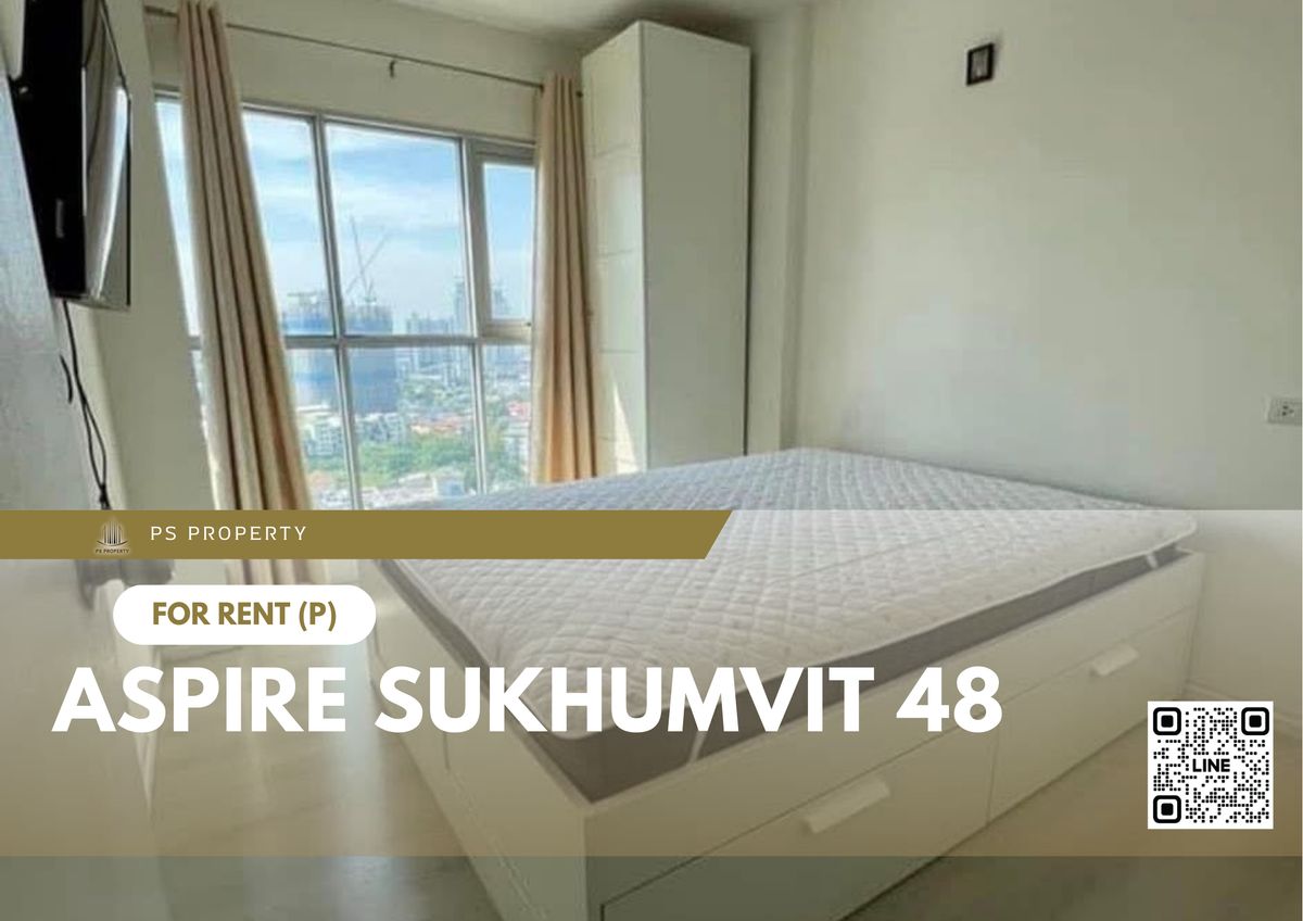 ให้เช่าคอนโดอ่อนนุช อุดมสุข : ให้เช่า ✨ Aspire Sukhumvit 48 ✨ ใกล้ BTS พระโขนง เฟอร์นิเจอร์ และ เครื่องใช้ไฟฟ้าครบ 