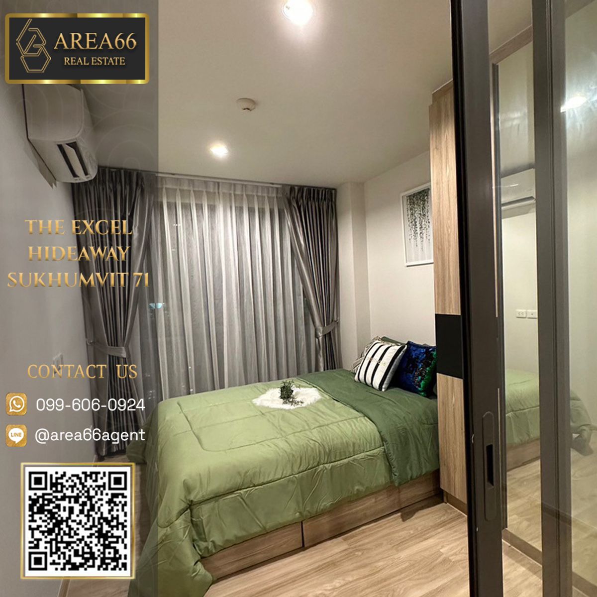 ให้เช่าคอนโดอ่อนนุช อุดมสุข : 🔥ให้เช่าคอนโด The Excel Hideaway Sukhumvit 71