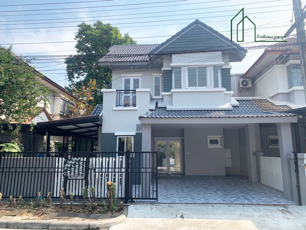For SaleHouseNawamin, Ramindra : Private Ramintra Twin House Panya Inthra Road, Khlong Sam Wa Renovate, the whole house