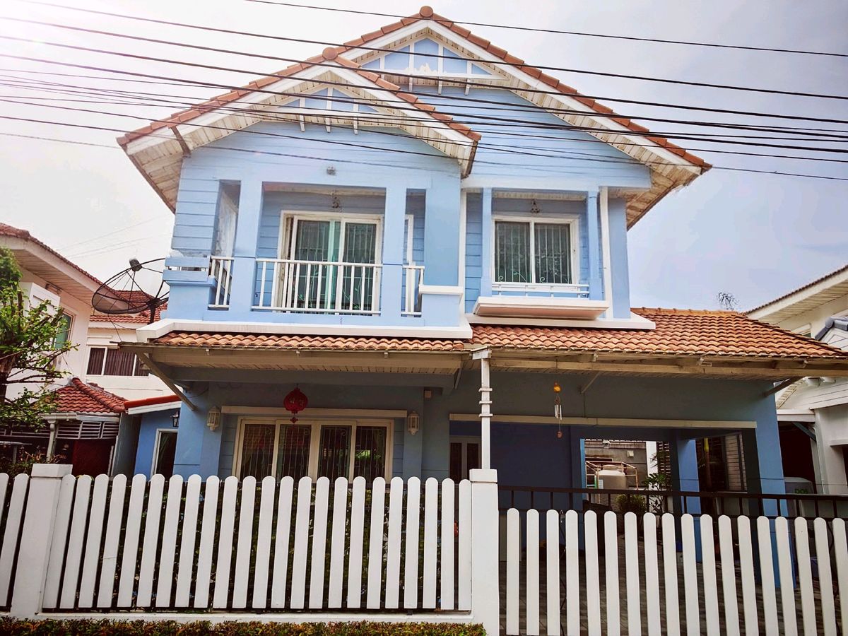 ให้เช่าบ้านพระราม 5 ราชพฤกษ์ บางกรวย : ให้เช่าบ้านเดี่ยว 2 ชั้น หมู่บ้านเพอร์เฟคเพลสราชพฤกษ์ ( เฟส1) 23,000/ ด. รวมค่าส่วนกลาง
