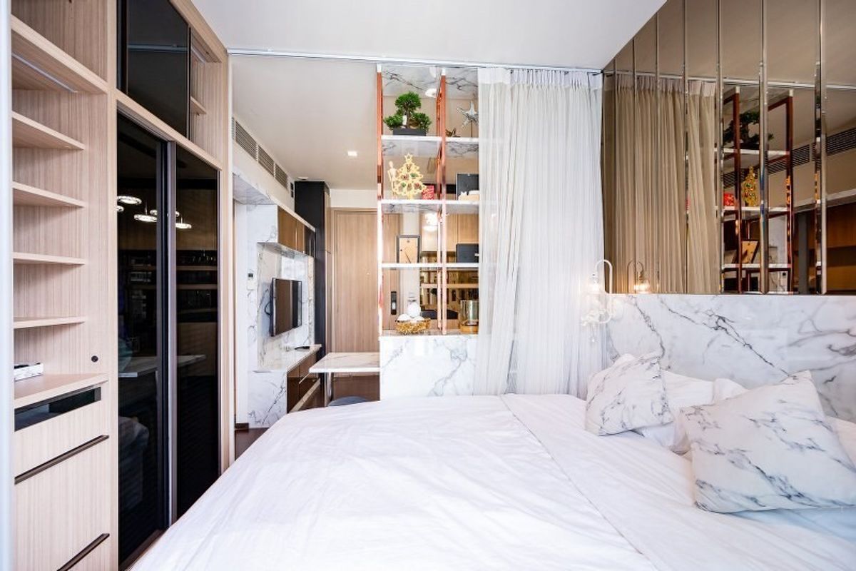 For SaleCondoRatchathewi,Phayathai : The Line Ratchathewi【𝐒𝐄𝐋𝐋 & 𝐑𝐄𝐍𝐓】🔥Simple but expensive...this room feels luxurious in every square inch🔥 Contact Line ID: @hacondo