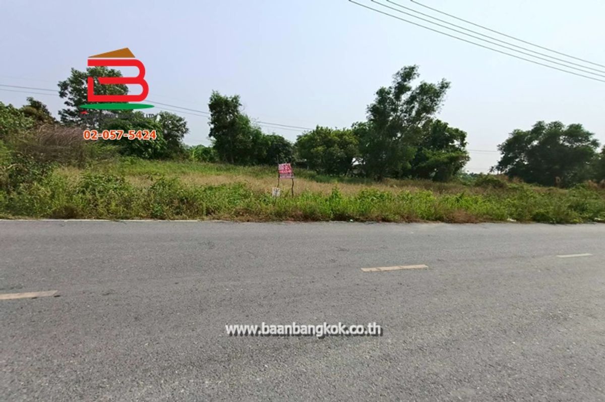 For SaleLandPathum Thani,Rangsit, Thammasat : Blank land area of ​​200 sq.m., near Phutthayong Chong (Khlong 9), Rangsit-Nakhon Nayok Road, Bueng Bon Subdistrict, Nong Suea District, Pathum Thani Province