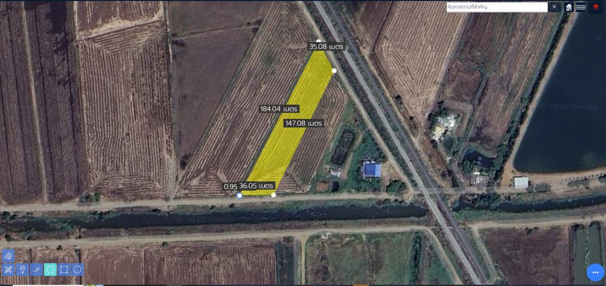 For SaleLandNakhon Nayok : Land for sale 3 rai 44 sq. Wah. After SWU, Angkharak, Nakhon Nayok, next to the road, has an electric tap water accessing