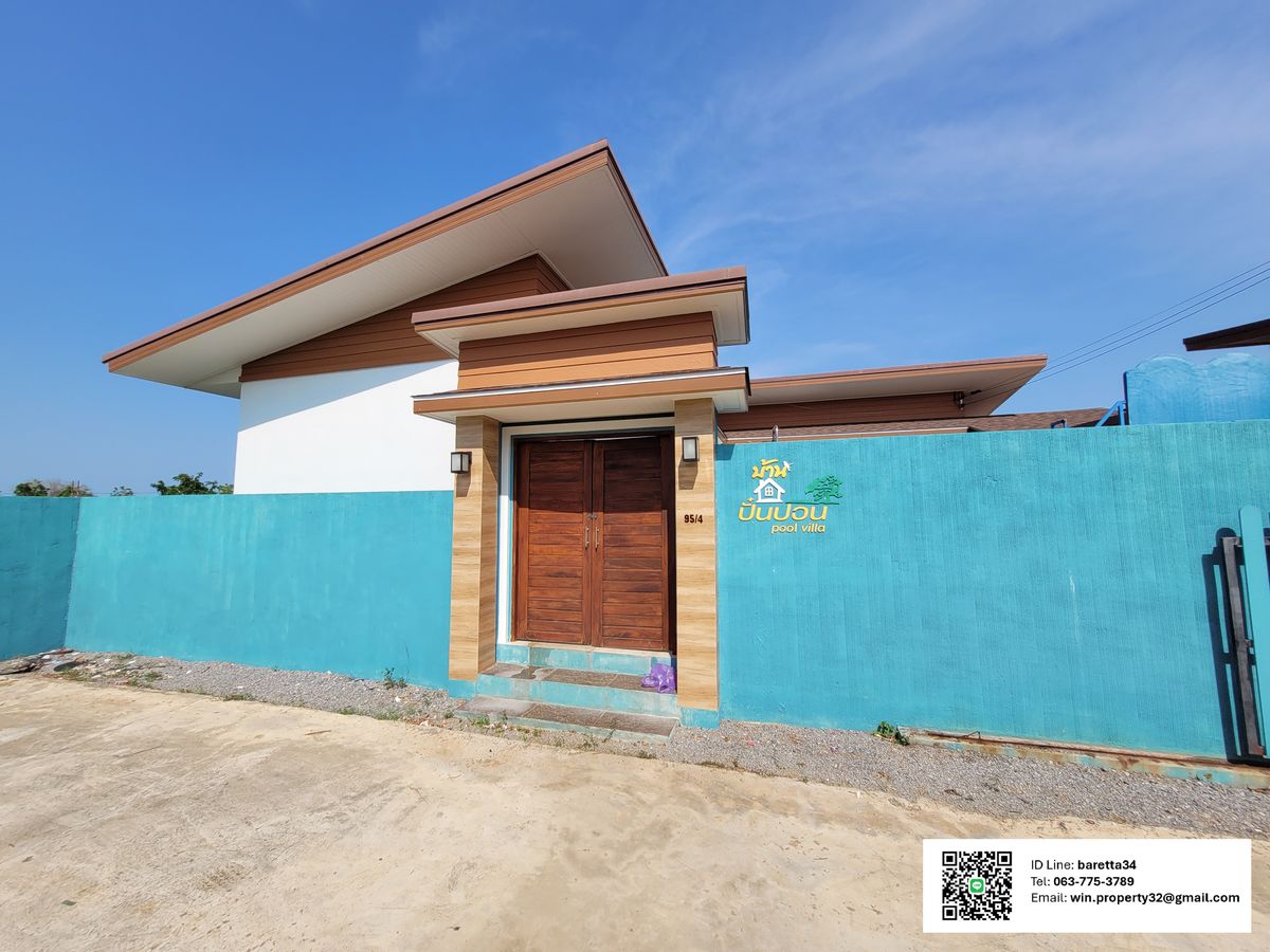 For SaleHuahin, Prachuap Khiri Khan, Pran Buri : Hot Price Pool Villa, 64 sq.w., 3 bedrooms, 3 toilet,
