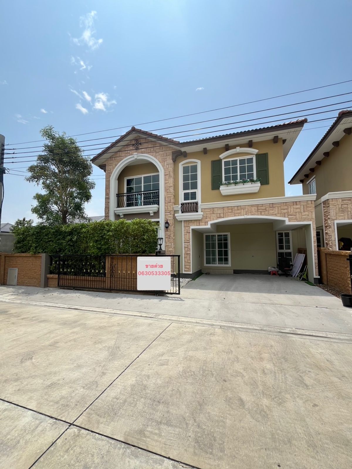 For SaleHouseBang kae, Phetkasem : Neo Home Village, Bang Khae (back in the rim), new design, Italian style, 44.1 square wah, 169 square meters of living space