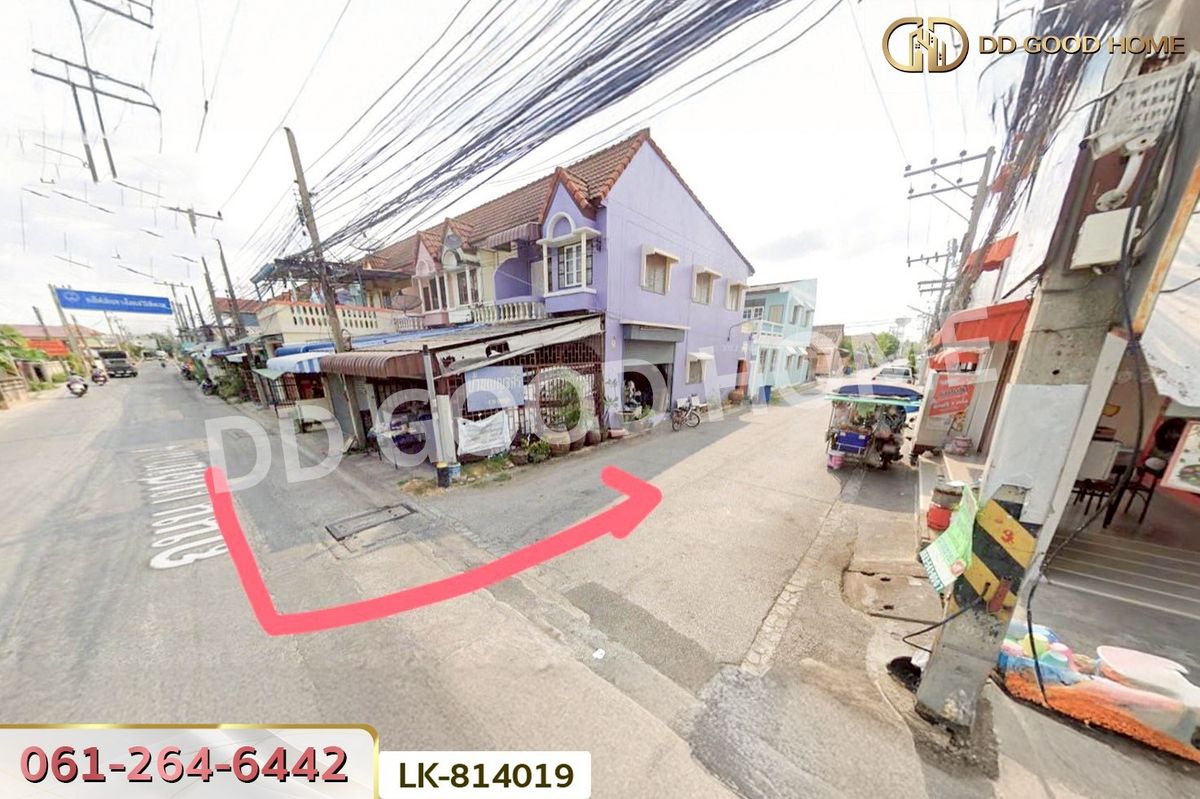 ขายมหาชัย สมุทรสาคร : LK-814019 บ้านแฝด หมู่บ้านคุ้มทอง กระทุ่มแบน สมุทรสาคร ใกล้โรงพยาบาลกระทุ่มแบน