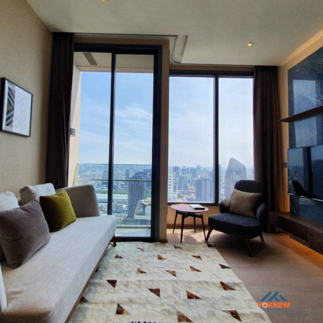 ให้เช่าคอนโดสุขุมวิท อโศก ทองหล่อ : The ESSE Asoke 1 นอน ชั้นสูง วิวโล่ง ครัวเปิด + sexy bathroom อ่างอาบน้ำ เฟอร์ครบ!