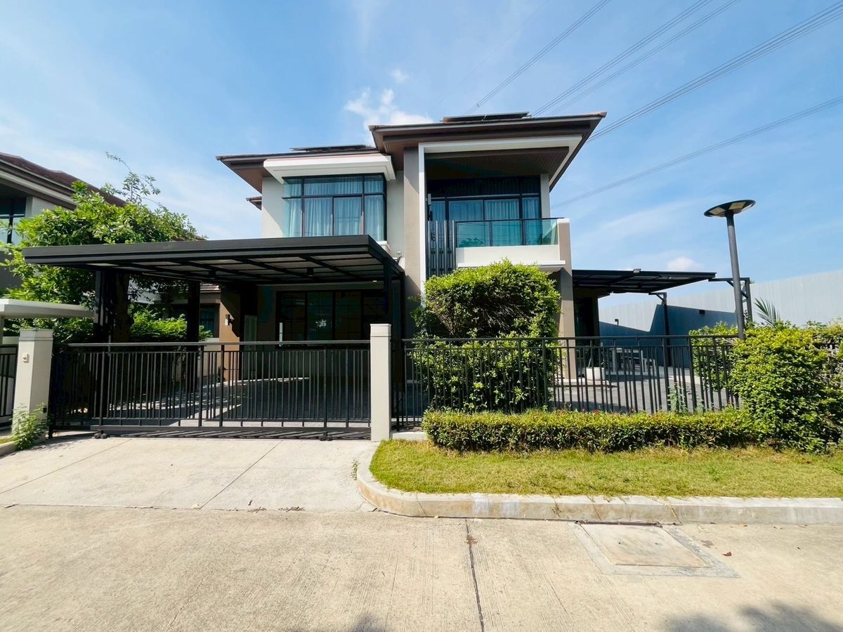 For RentHouseLadkrabang, Suwannaphum Airport : Rent a beautiful single house The full furniture The Grand Bangna-Ring Road