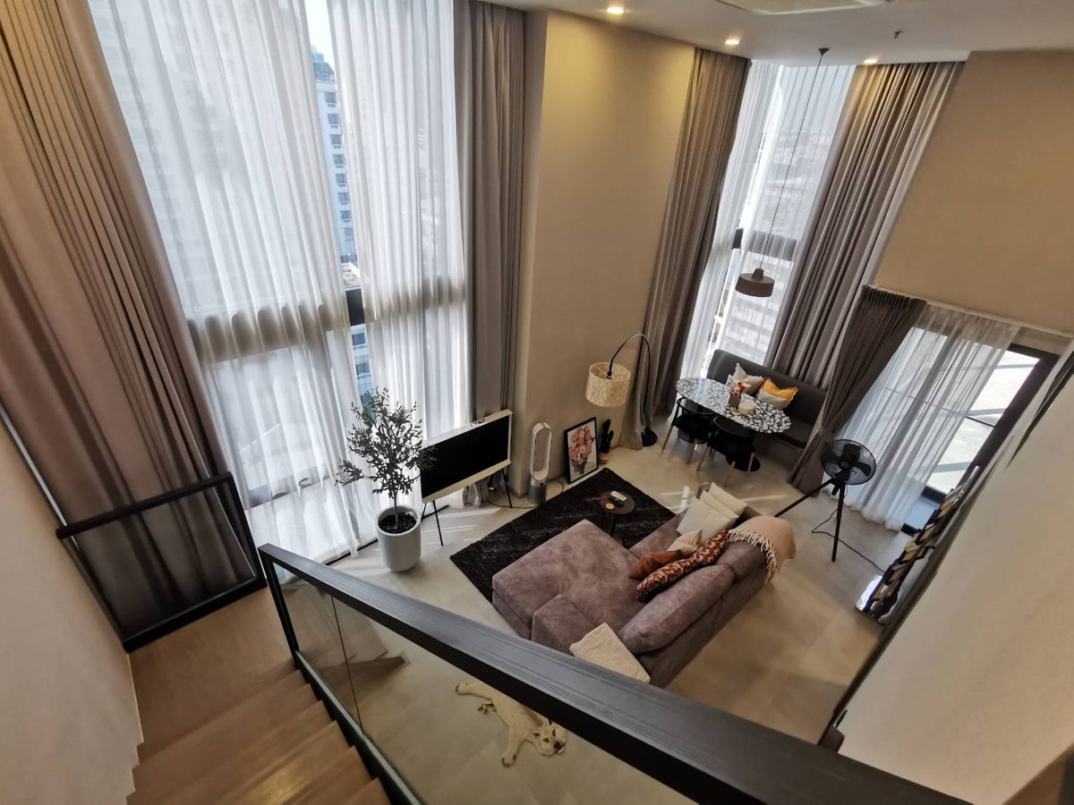 For RentCondoSiam Paragon ,Chulalongkorn,Samyan : 📢📢 Condo for rent Cooper Siam (Cooper Siam) Duplex 2 bedrooms, 2 bathrooms, size 71 sqm. Complete with