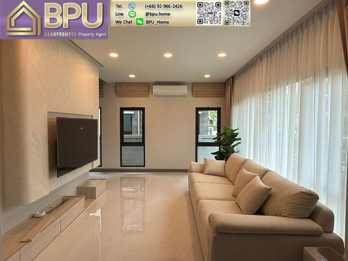 ให้เช่าบ้านบางนา แบริ่ง ลาซาล : ** ให้เช่า บ้านเดี่ยว 4 ห้องนอน ** The City บางนา ติดเมกะ บางนา โครงการใหม่