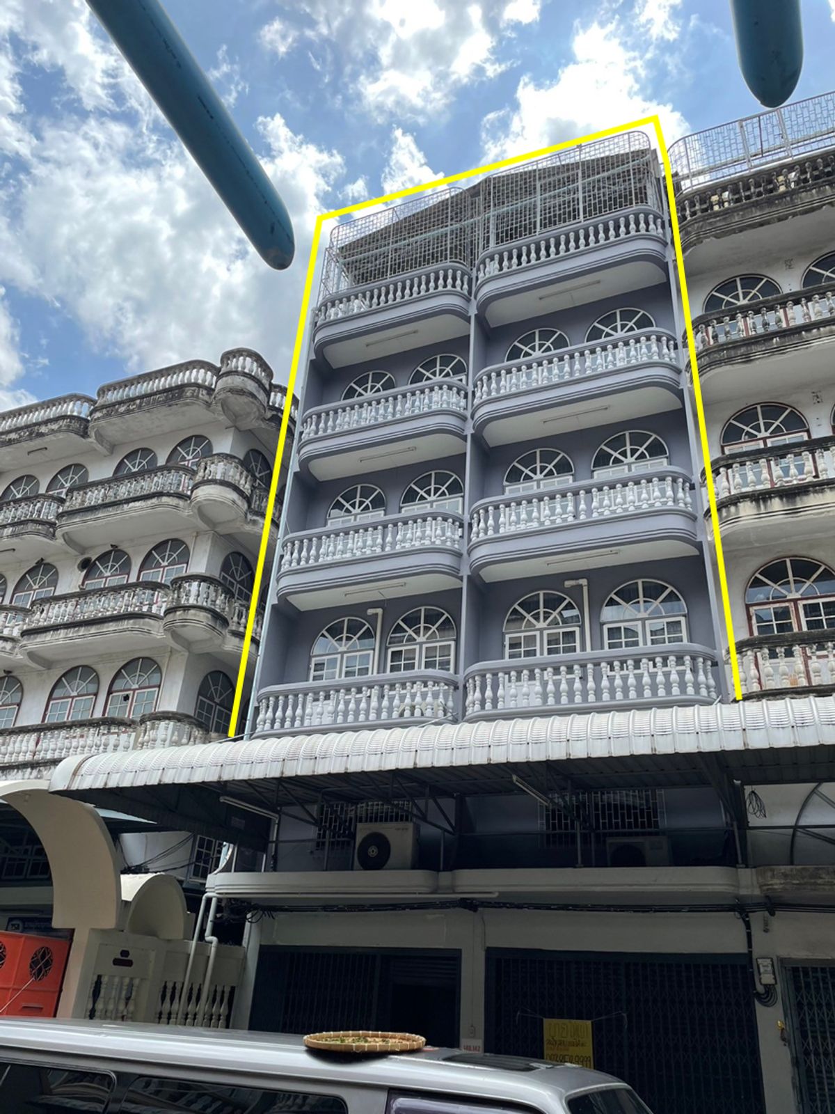 For SaleShop HouseRama3 (Riverside),Satupadit : Sell ​​2 booths with rental tenants 50,000 baht per month, Rama 3 Road, Soi Chalim Nimit 5, intersection 3, 6 -story building, through all floors.