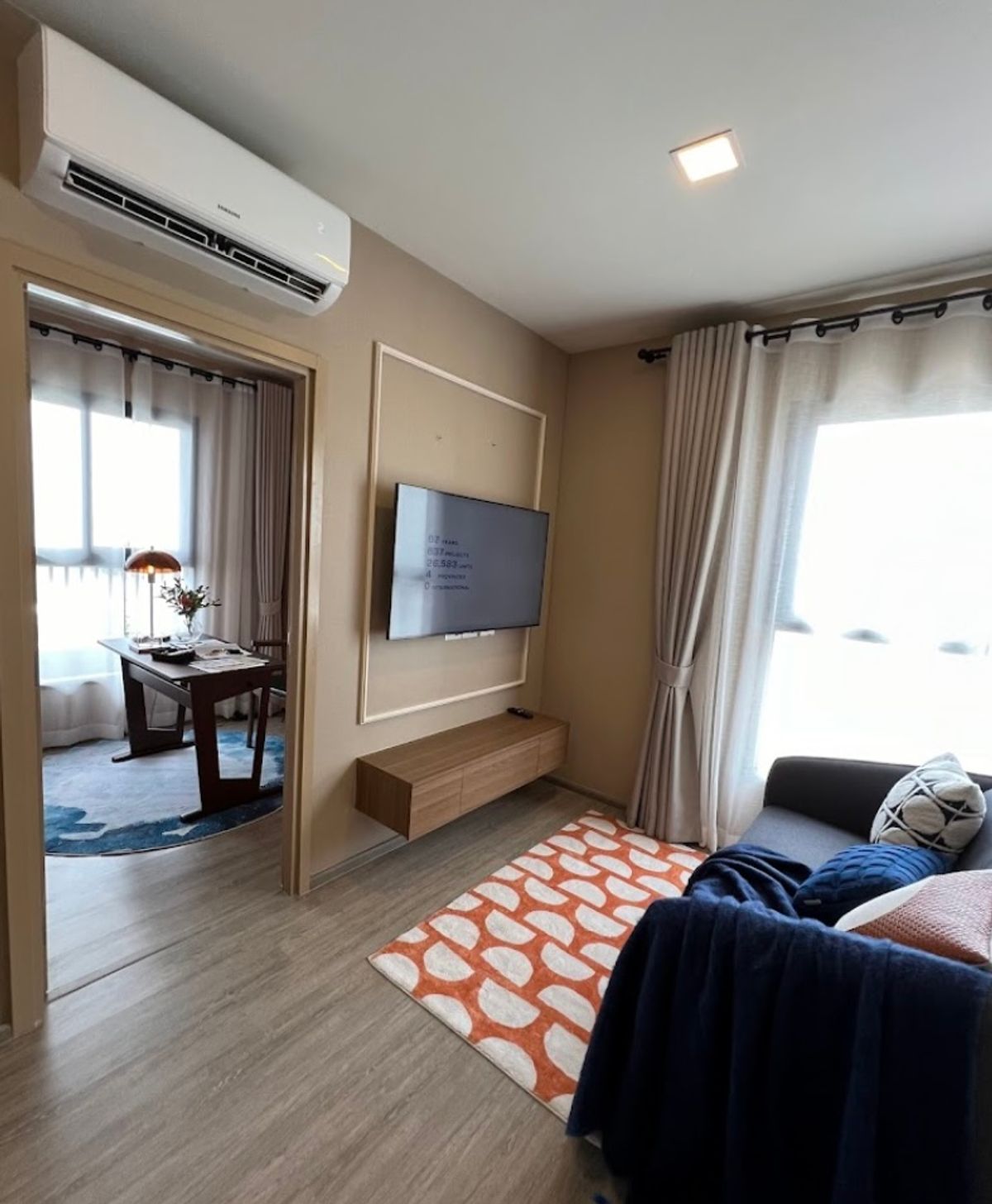 For SaleCondoOnnut, Udomsuk : Nia by sansiri condo in the heart of Sukhumvit Near BTS Phra Khanong Onnut, only 5 minutes. Special Price 3.34 million 💥 Special 2.82 million 💥  