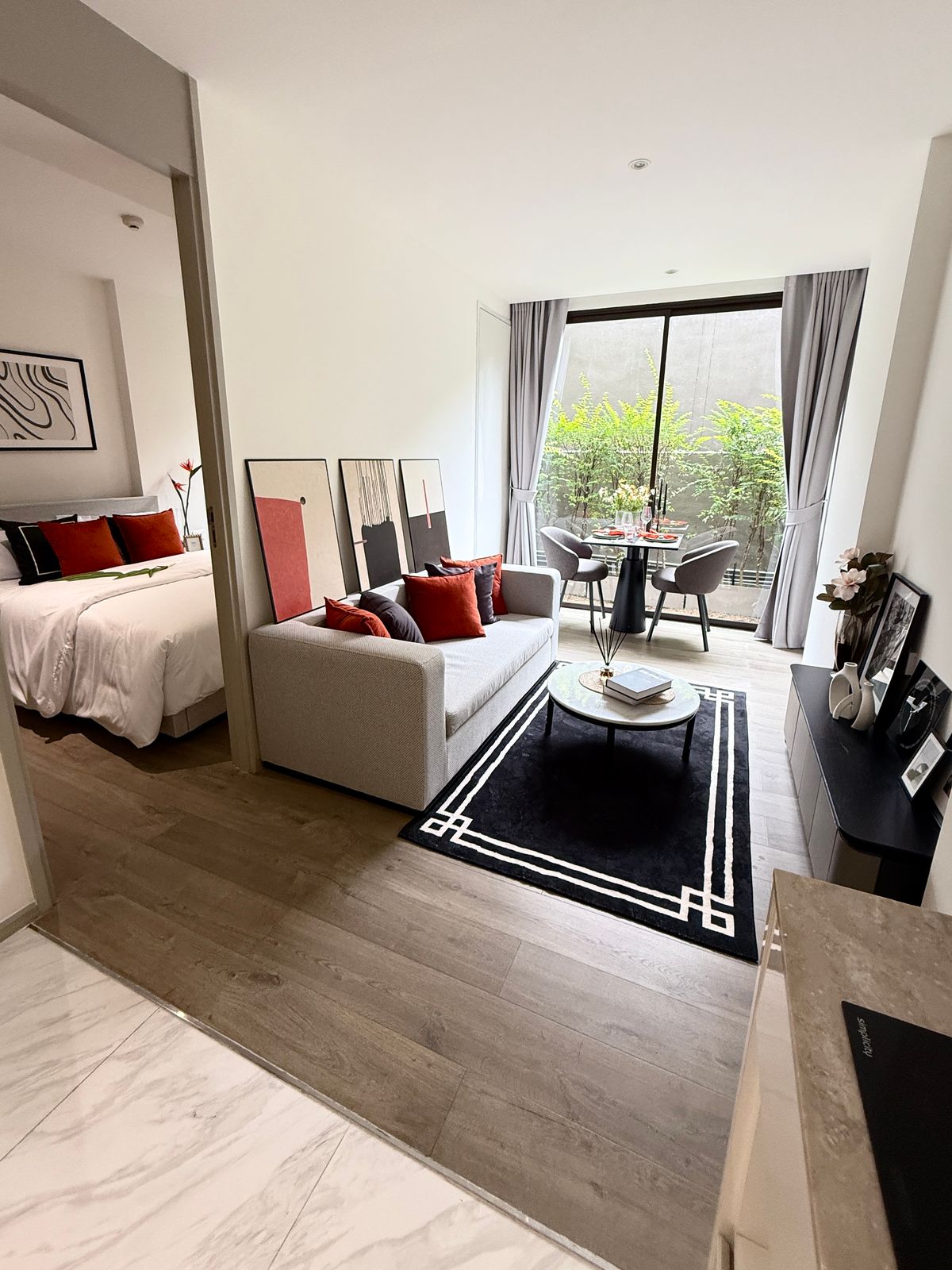 For RentCondoSukhumvit, Asoke, Thonglor : Low Rise Condo --- Fynn Asoke, 1 bedroom rental