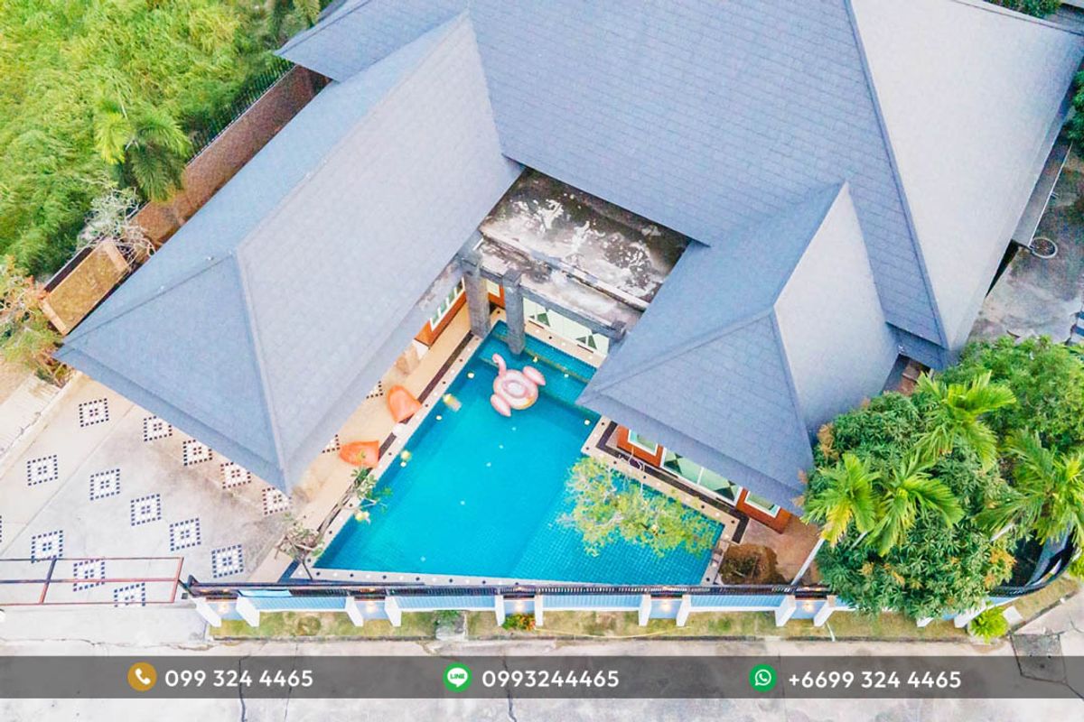 บ้านพัทยา บางแสน ชลบุรี สัตหีบ : JY-HSR115 - ขาย/ให้เช่า บ้านพร้อมสระว่ายน้ำส่วนตัว ห้วยใหญ่, บ้านเดี่ยว, 600 ตร.ม, 4 ห้องนอน, 4 ห้องน้ำ 
