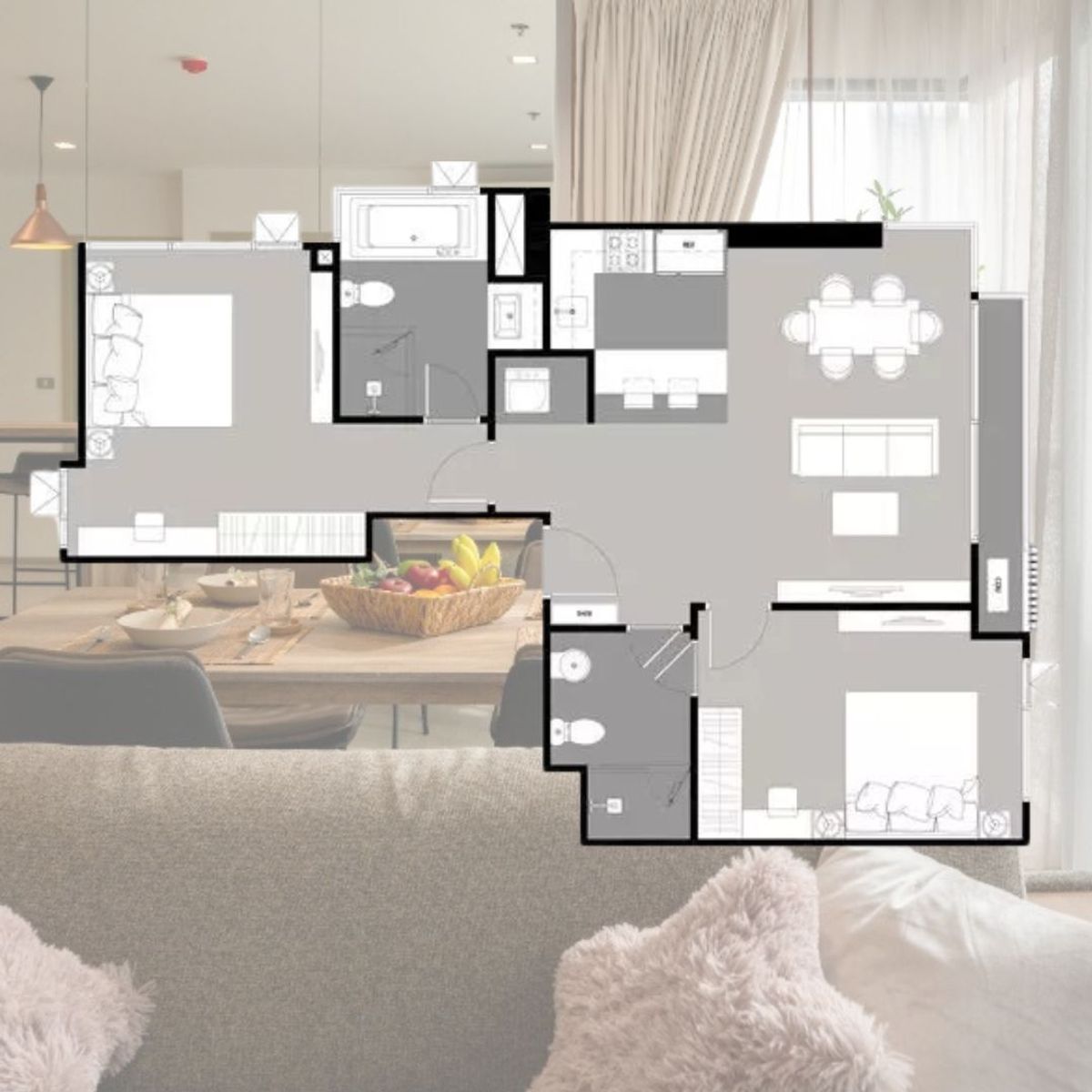 For SaleCondoSukhumvit, Asoke, Thonglor : For Sale Rhythm Sukhumvit 36-38 (15th) Contact 095-530-0101 (Emi)