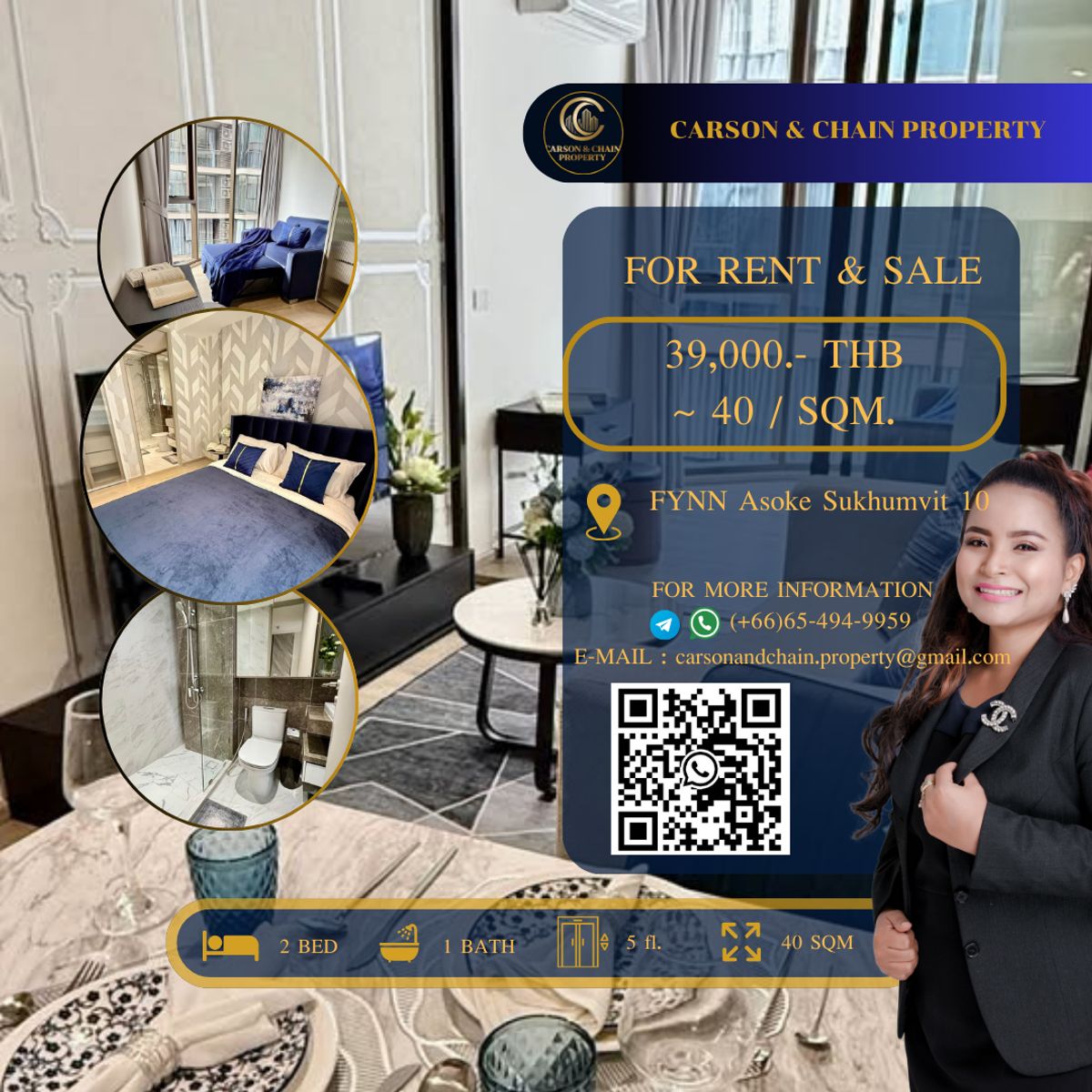 For RentCondoSukhumvit, Asoke, Thonglor : Fynn Asoke Sukhumvit 10