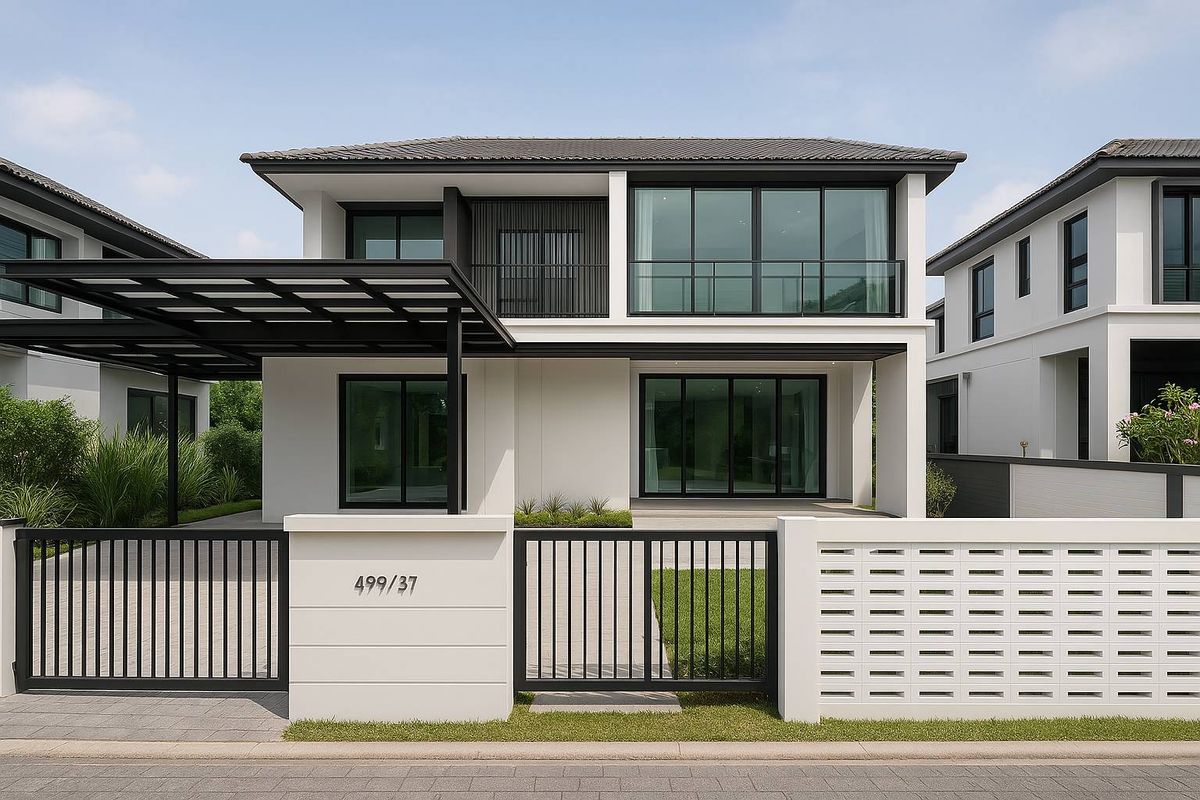 ขายบ้าน : ขายบ้านเดี่ยว ฮาบิเทีย ออร์บิต หทัยราษฏร์ 