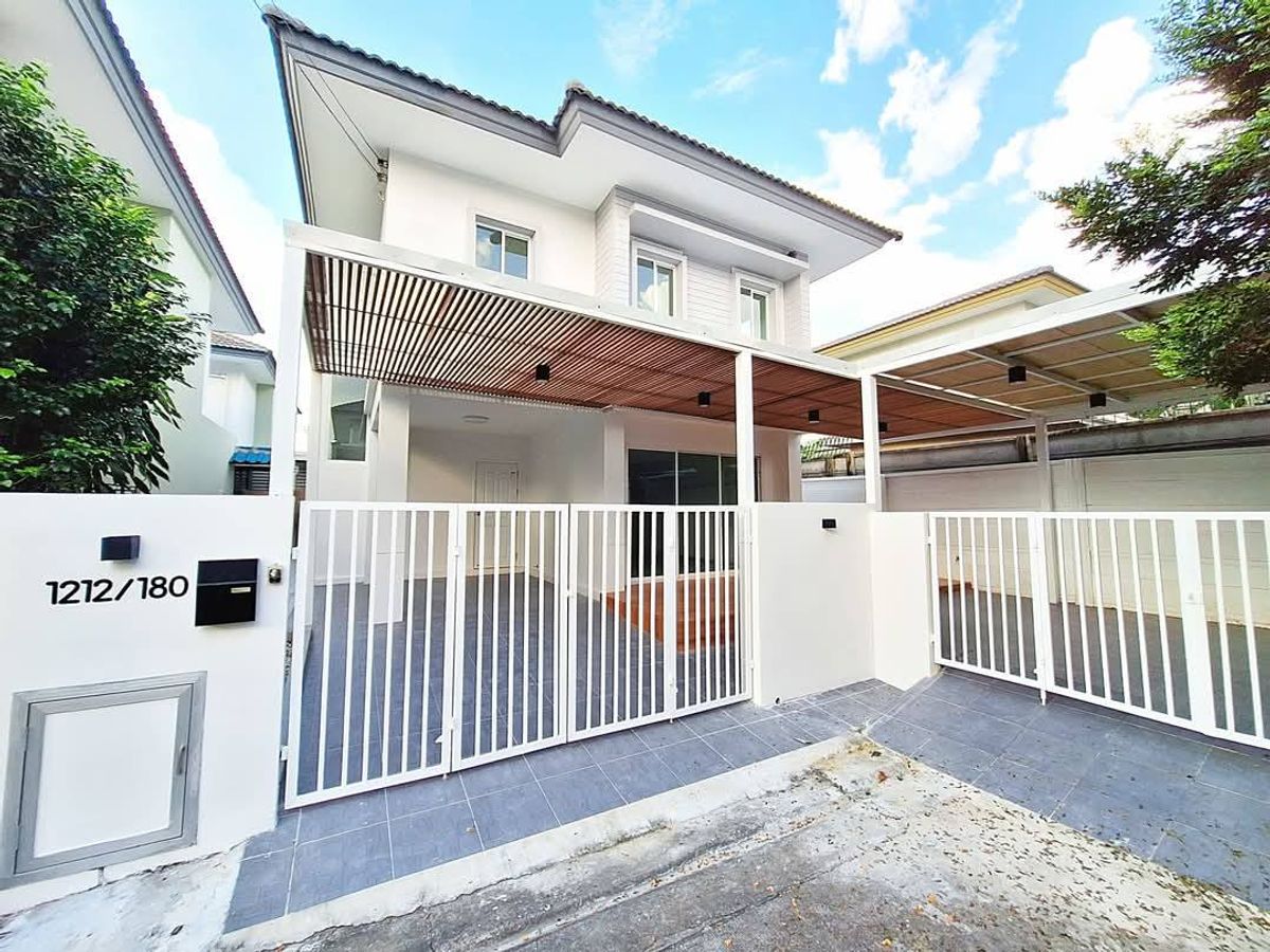 ขายบ้านปทุมธานี รังสิต ธรรมศาสตร์ : ขายบ้านเดี่ยว หมู่บ้าน:พฤกษาวิลเลจ 24 ซีนเนอรี่ คลอง 2 ธัญบุรี