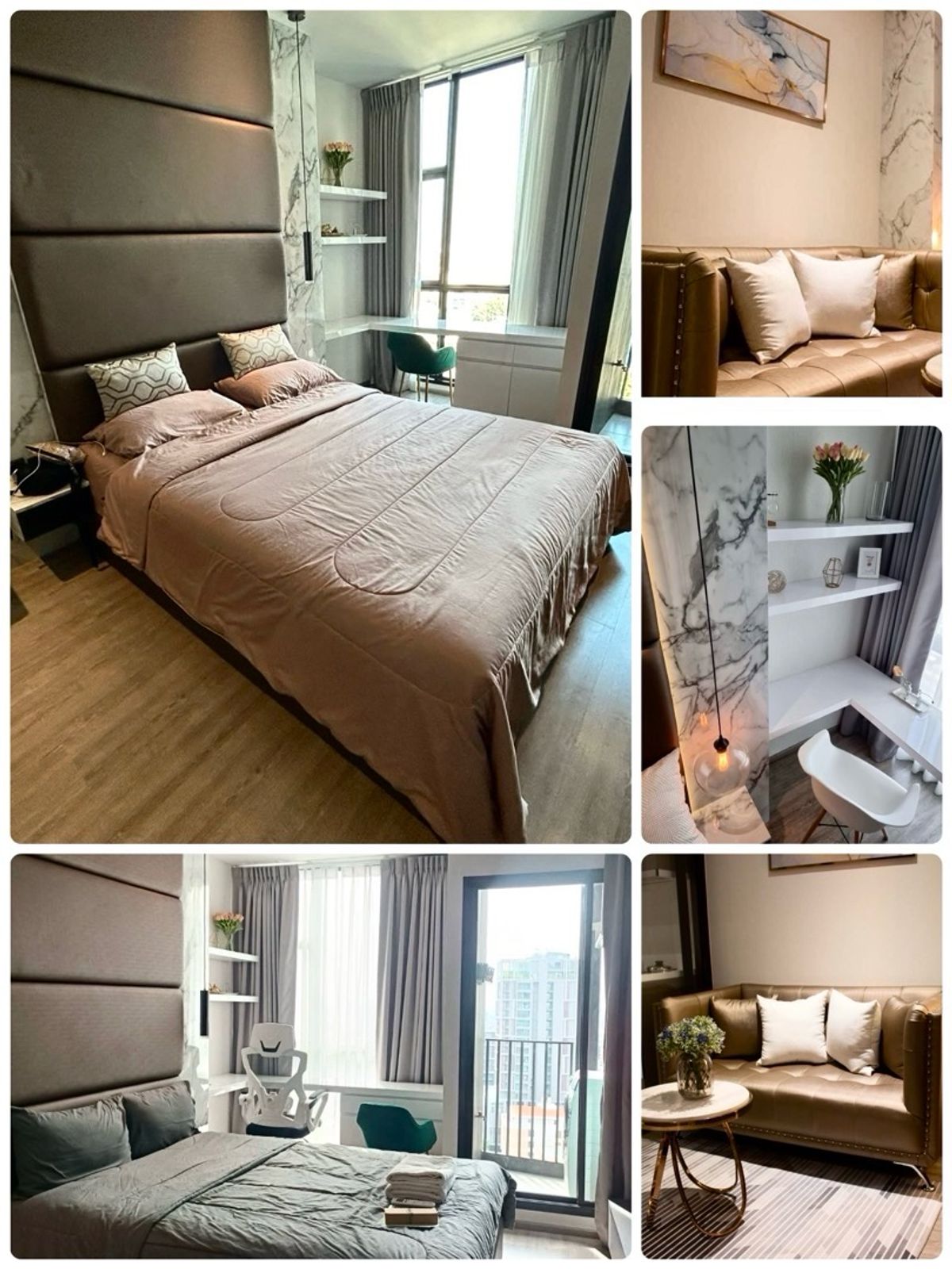 For RentCondoSukhumvit, Asoke, Thonglor : 🎁 Ready to stay 🍀RHYTHM Ekkamai 🍀Modern Muji🍀studio 32 sqm. 🍀 Floor 29 [+] Wifi for free 🎁