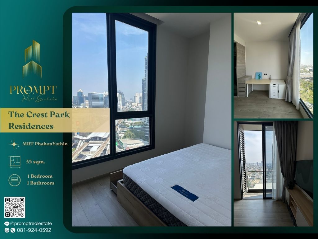 For RentCondoLadprao, Central Ladprao : ST13288 - The Crest Park Residences :  เดอะ เครสท์ พาร์ค เรสซิเดนซ์ - MRT PhahonYothin / BTS HaYekLadPrao / CentralLadprao