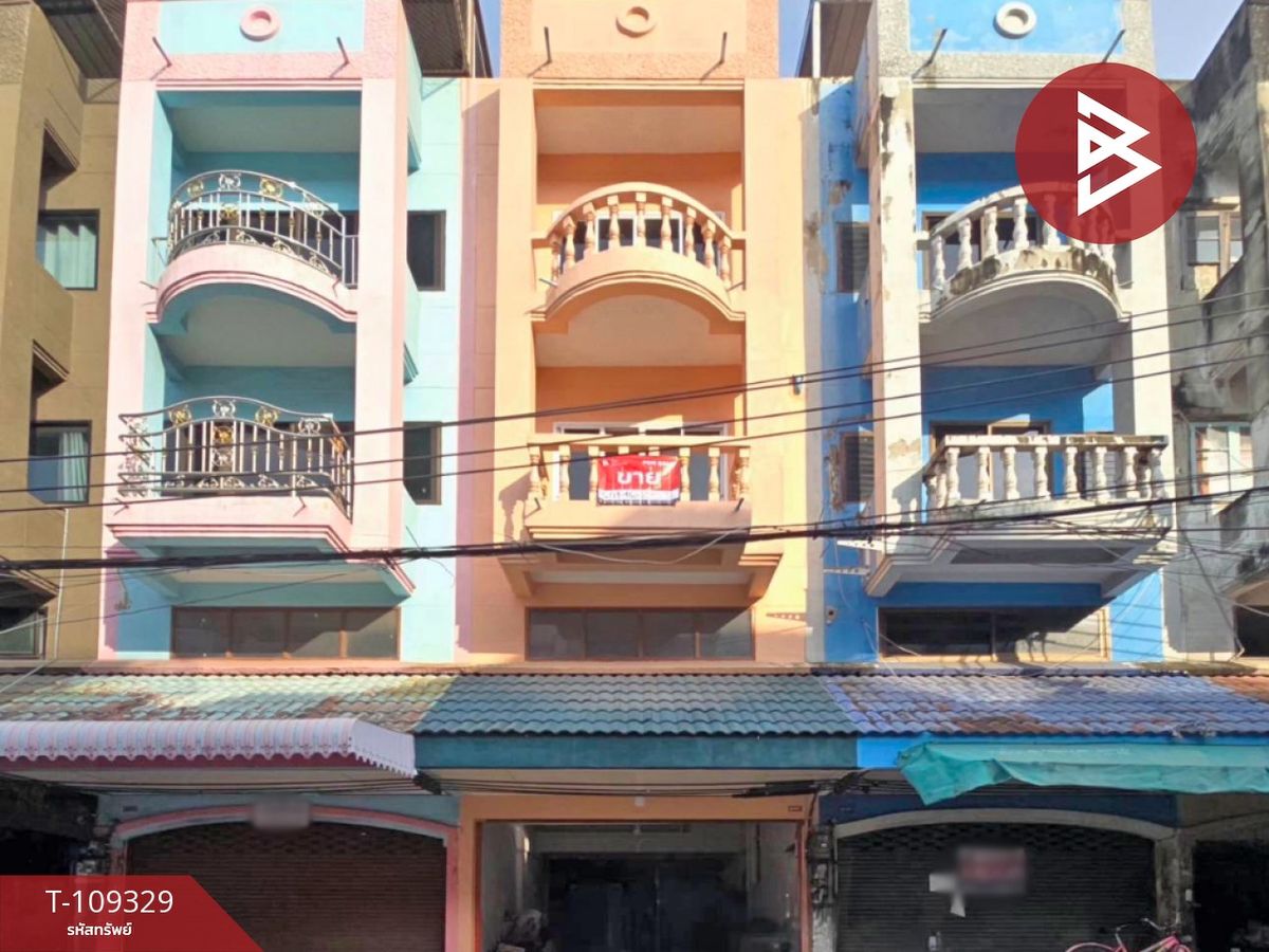For SaleShop HouseSamut Prakan,Samrong : 4 -storey commercial building for sale in the area of ​​17 sq.w., Ban Samut Prakan