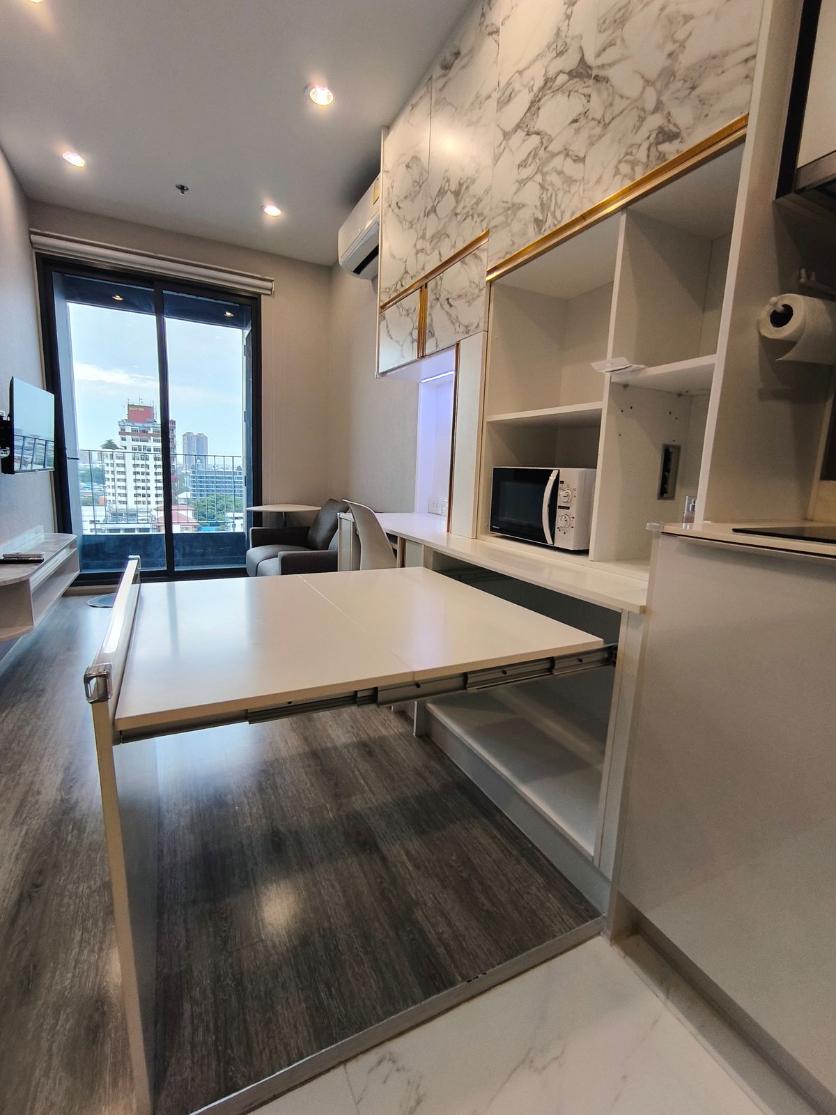 For RentCondoOnnut, Udomsuk : For rent- 1 BR 36 sqm Fully furnish at Ideo Mobi Sukhumvit 66 BTS Udomsuk