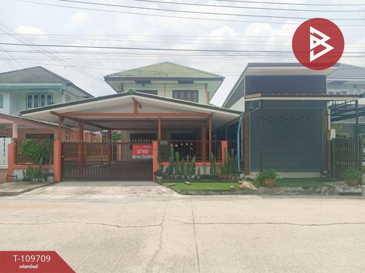 For SaleHouseChachoengsao : House for sale Siam Green Village, Chachoengsao, ready