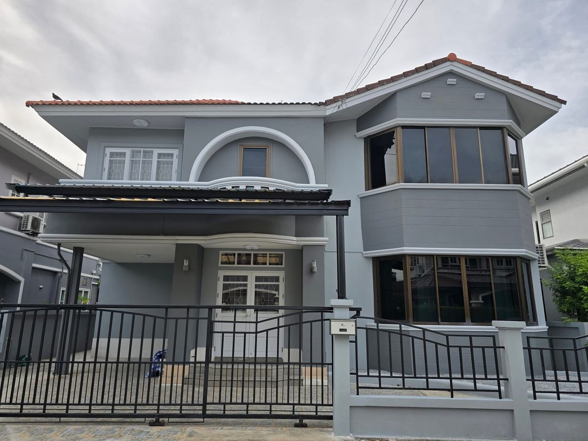 For RentHouseNonthaburi, Bang Yai, Bangbuathong : Rent a new renovated house, Perfect Place, Rattanathibet-Sai, near MRT, Sai Ma, Central Northville.