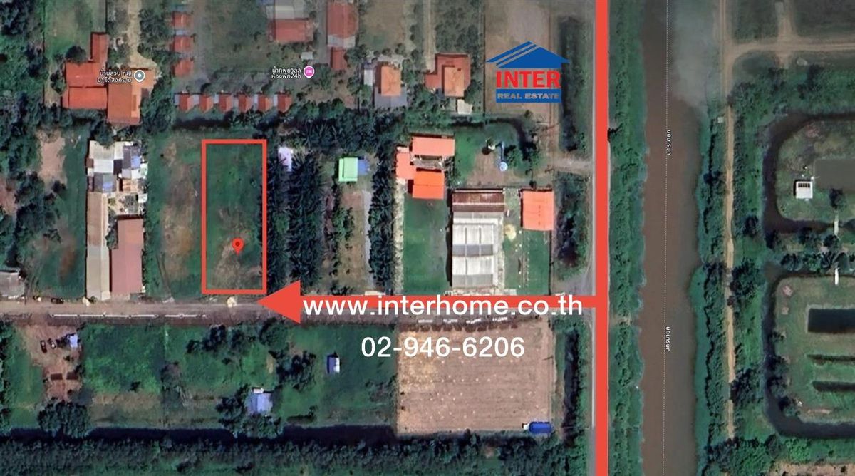 For SaleLandPathum Thani,Rangsit, Thammasat : 500 square wah of land, empty land, Khlong 14 Road Near Srinakarin Wiroj University Rangsit-Nakhon Nayok Road Liab Khlong 14, Nong Suea, Pathum Thani