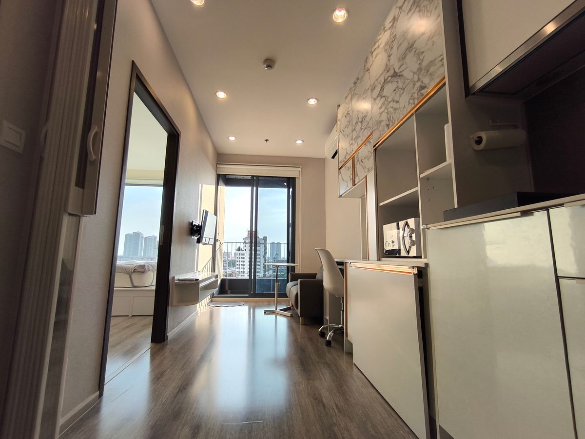 For RentCondoOnnut, Udomsuk : For rent- 1 BR 36 sqm Fully furnish at Ideo Mobi Sukhumvit 66 BTS Udomsuk