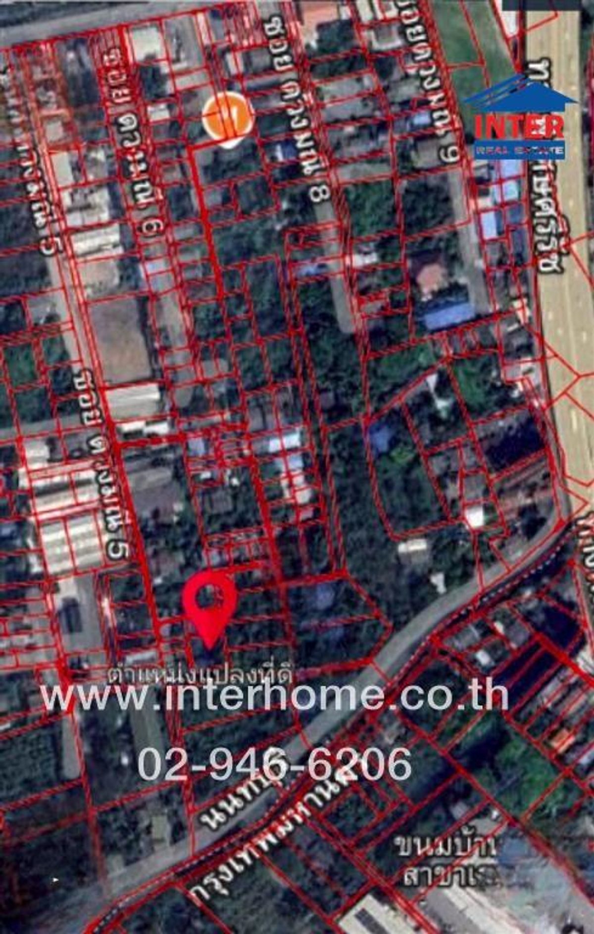 For SaleLandKasetsart, Ratchayothin : 99.4 sq.w. Land, Soi Ngamwongwan 6, Intersection 17, near the Ministry of Public Health Ngamwongwan Road, Mueang Nonthaburi, Nonthaburi